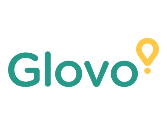 Glovo logo - links opens in a new tab