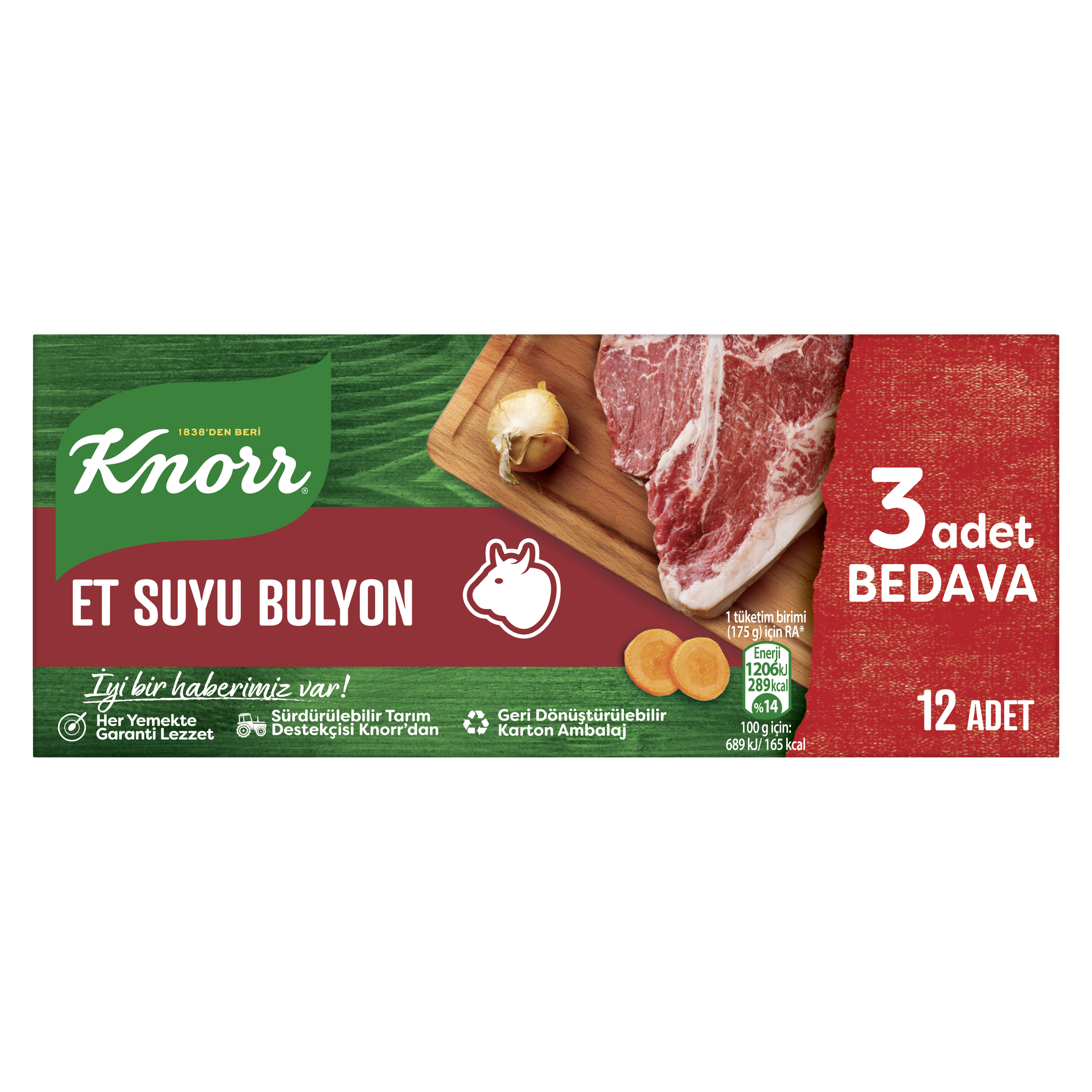 Knorr Et Suyu Bulyon (2 Adet)