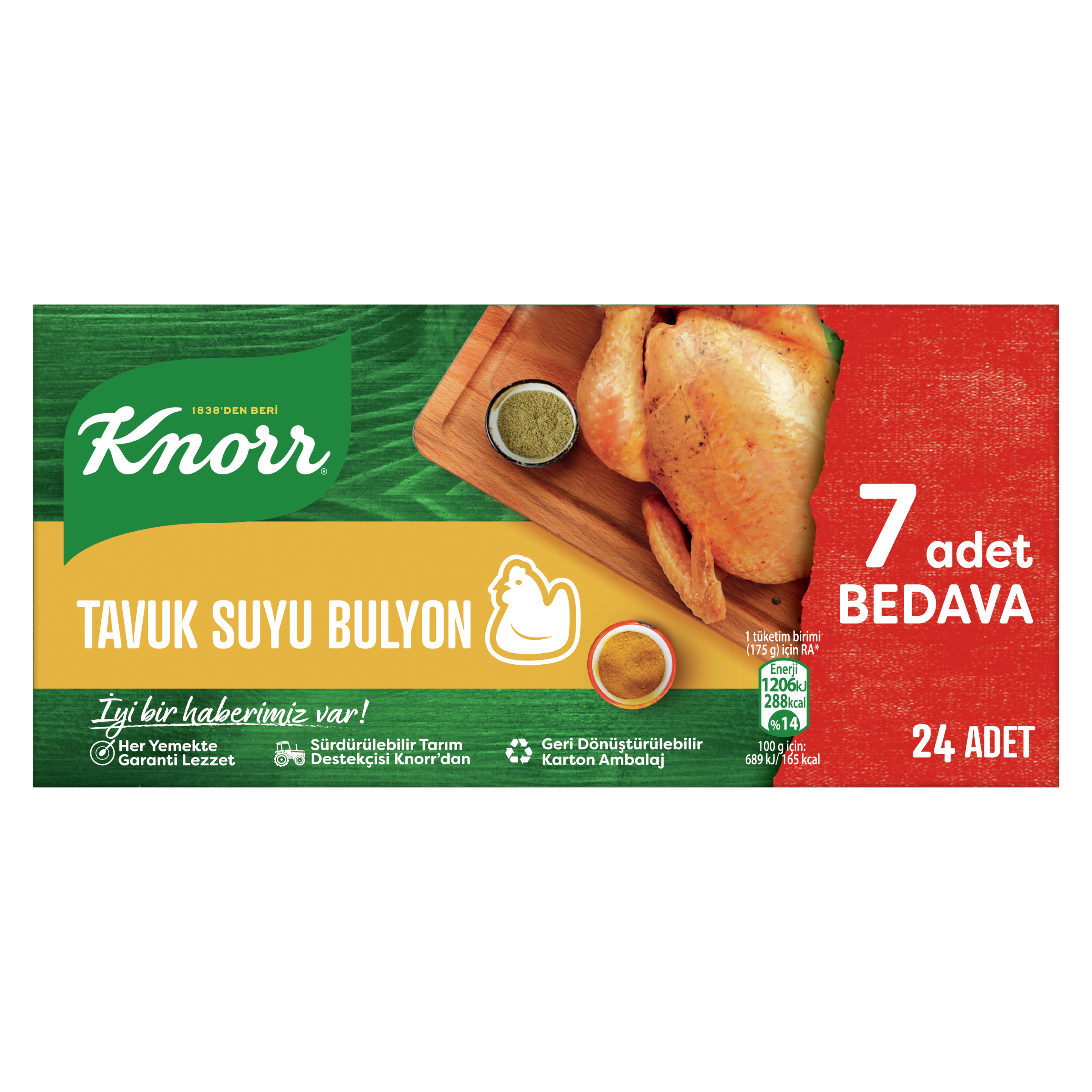 Knorr Et Suyu Bulyon (24 Adet)