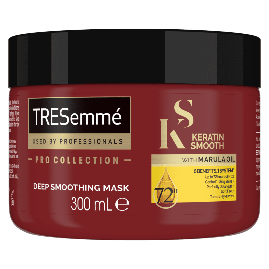 A 300ml tub of TRESemmé Keratin Smooth Mask front of pack image