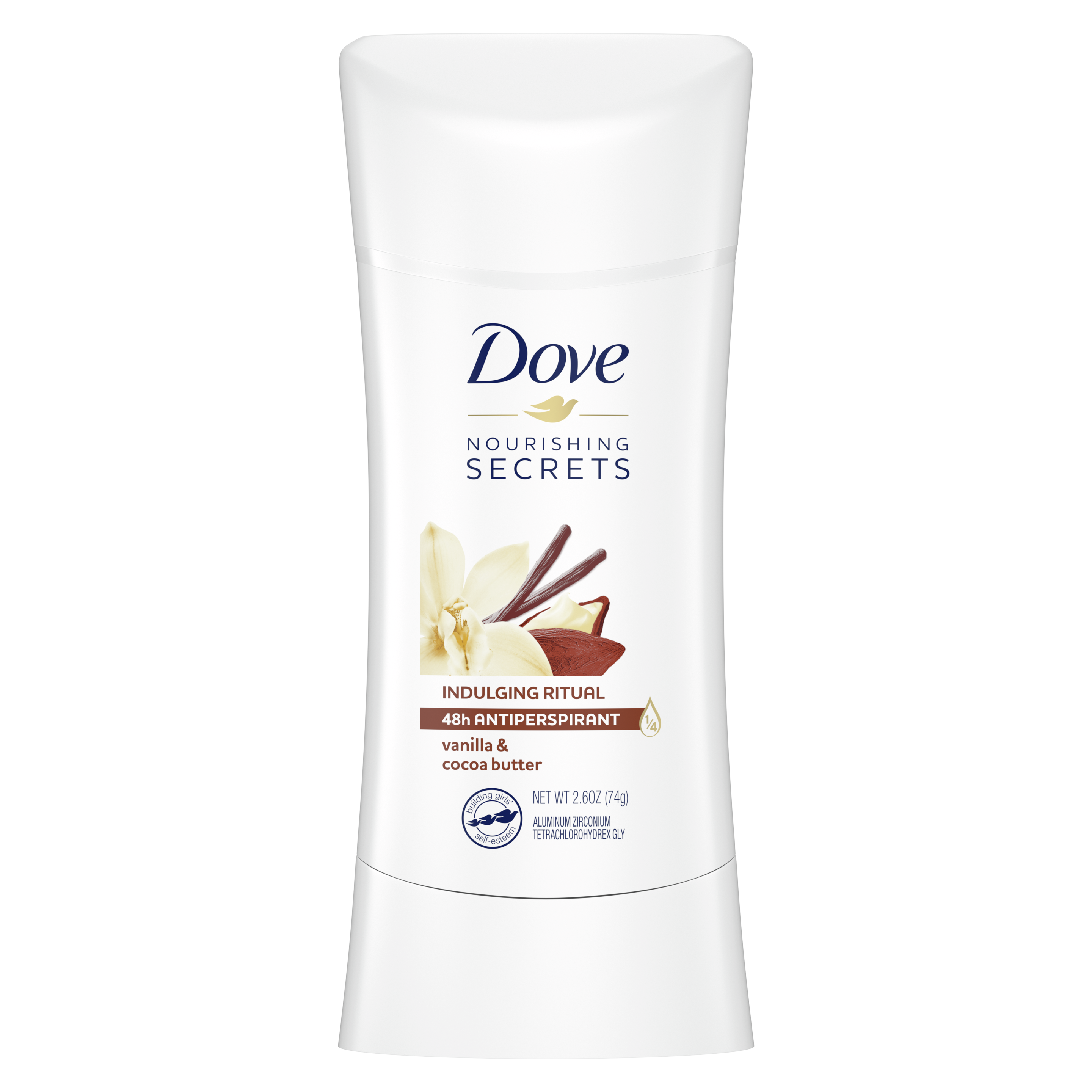 Dove Nourishing Secrets Antiperspirant Deodorant Stick Indulging Ritual Vanilla and Cocoa Butter