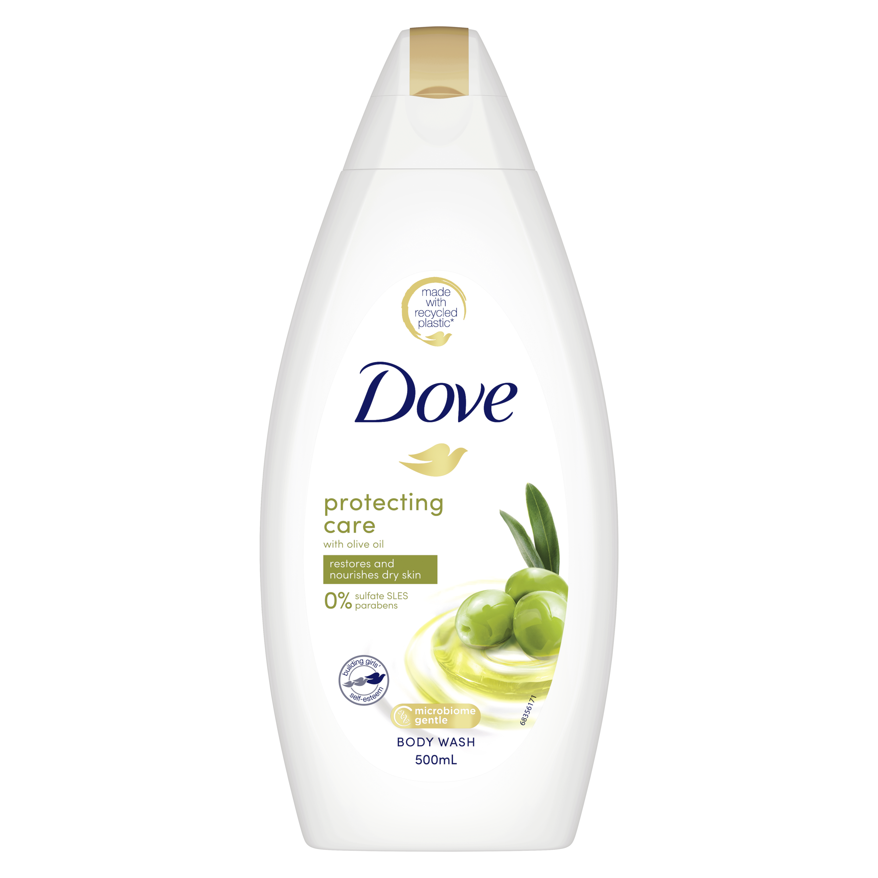 Dove Protecting Care Body Wash 500ml Text