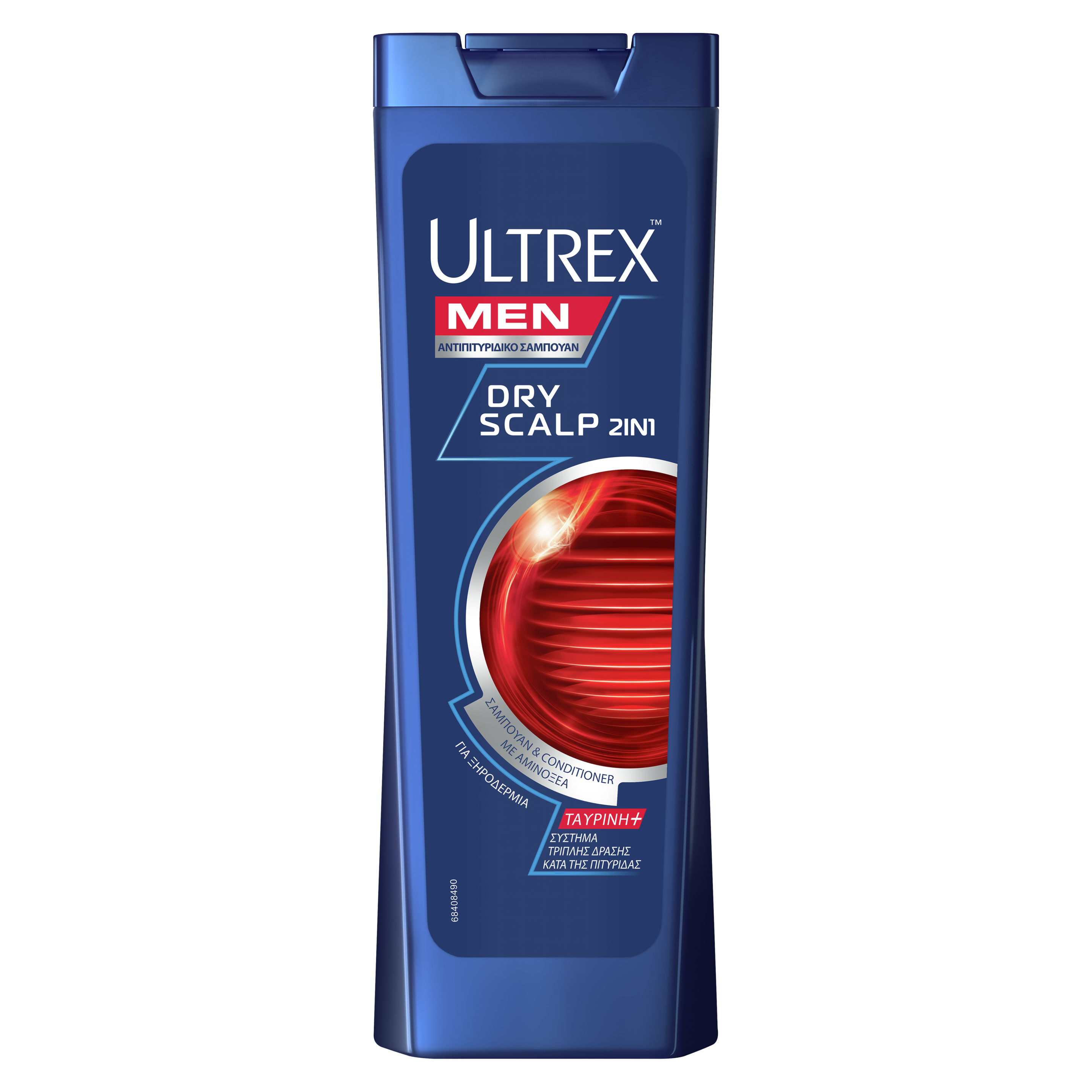 Front of shampoo pack Clear Ultrex Dry Scalp 2in1 360ml