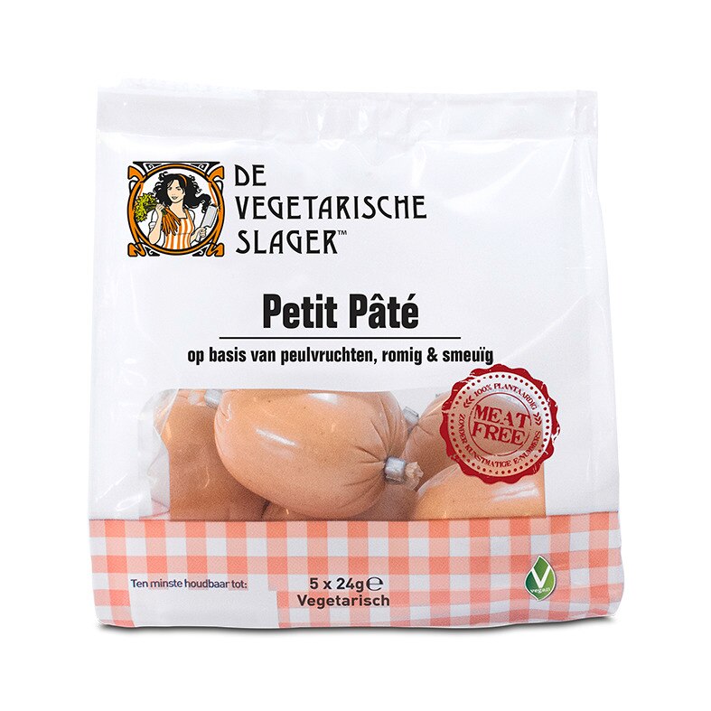 De Vegetarische Slager Vegan Petit Paté 120g