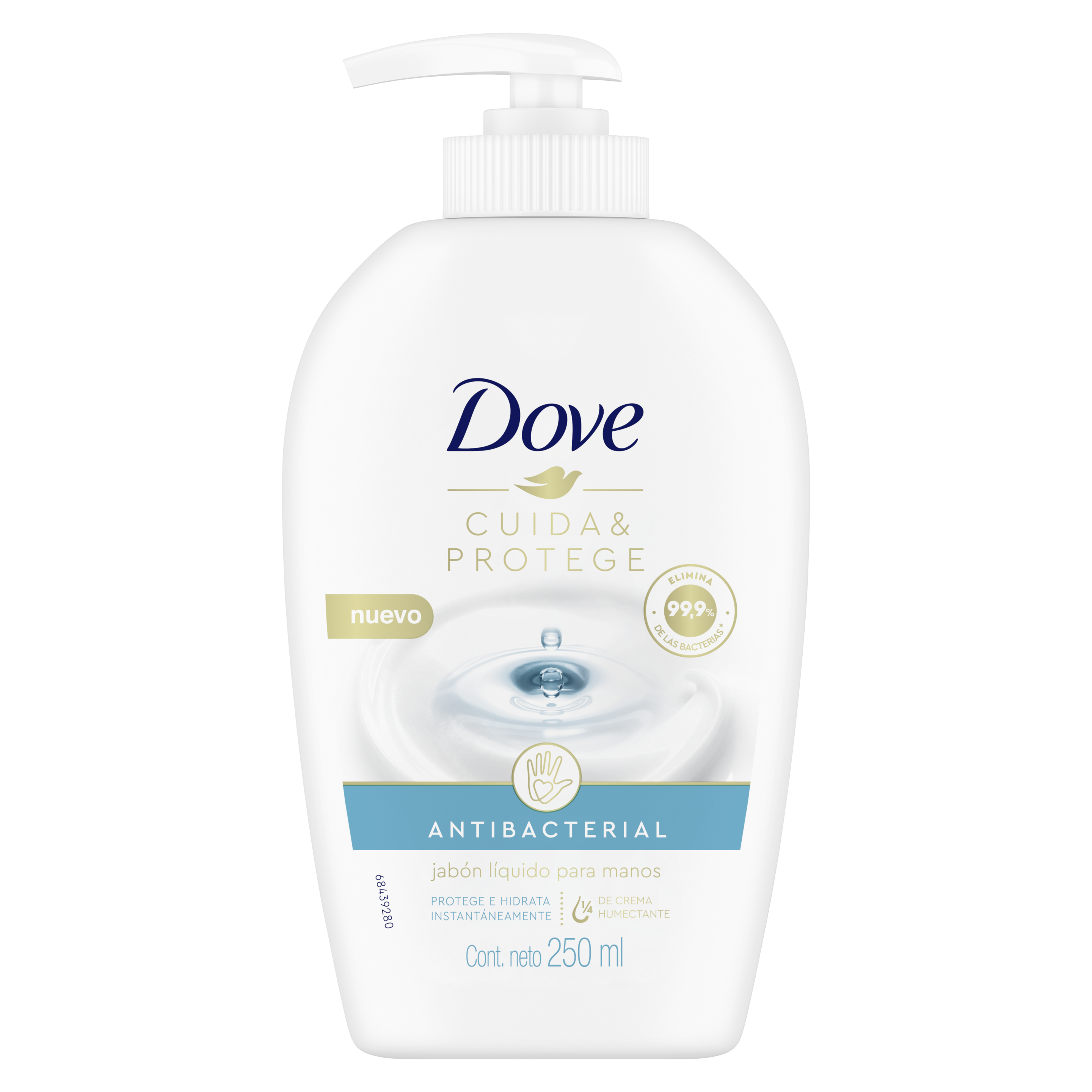Jabón líquido para las manos Dove Cuida & Protege Antibacterial 250ML