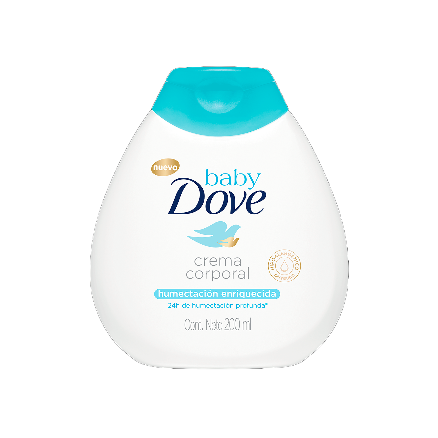 Baby Dove Crema corporal Humectación Enriquecida 200ml