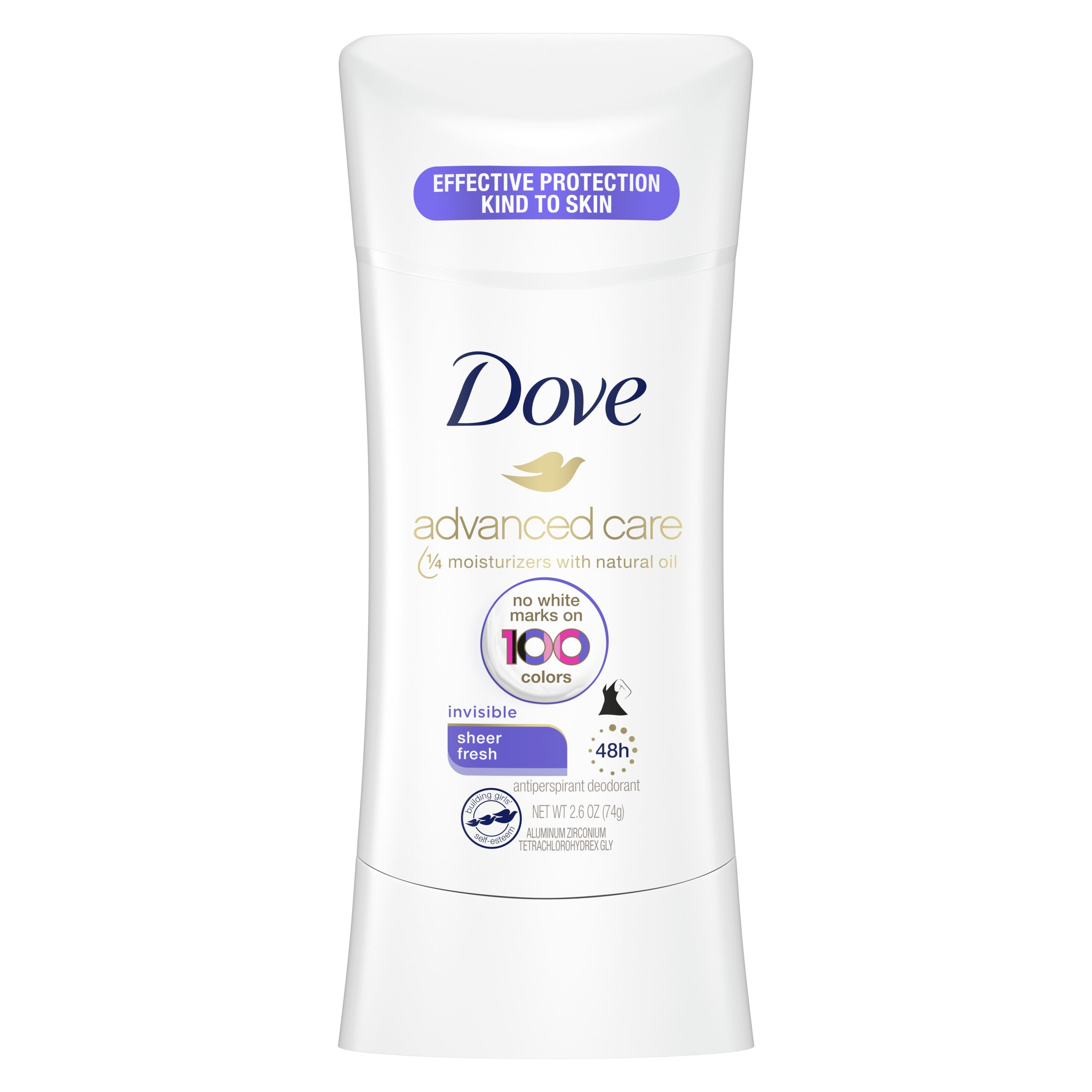 Dove Invisible Advanced Care Antiperspirant Deodorant Sheer Fresh 2.6 oz