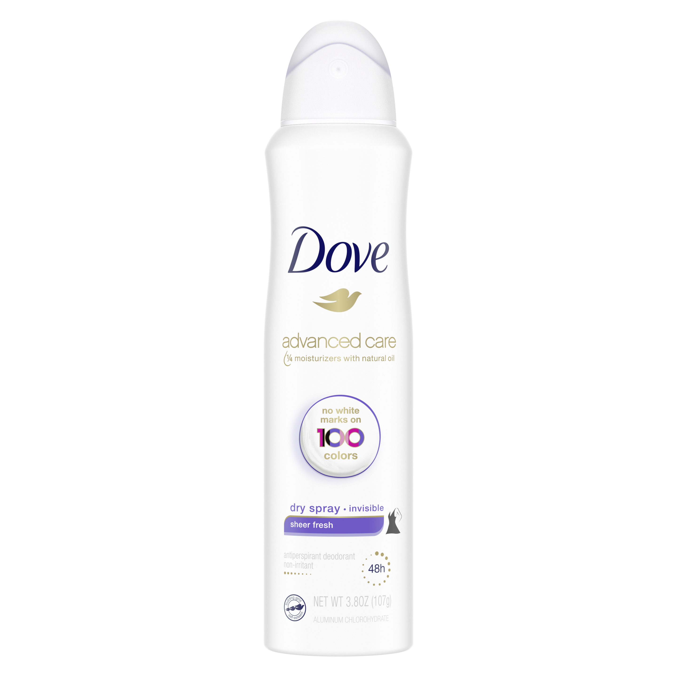 Dove Invisible Dry Spray Sheer Fresh Antiperspirant 3.8 oz