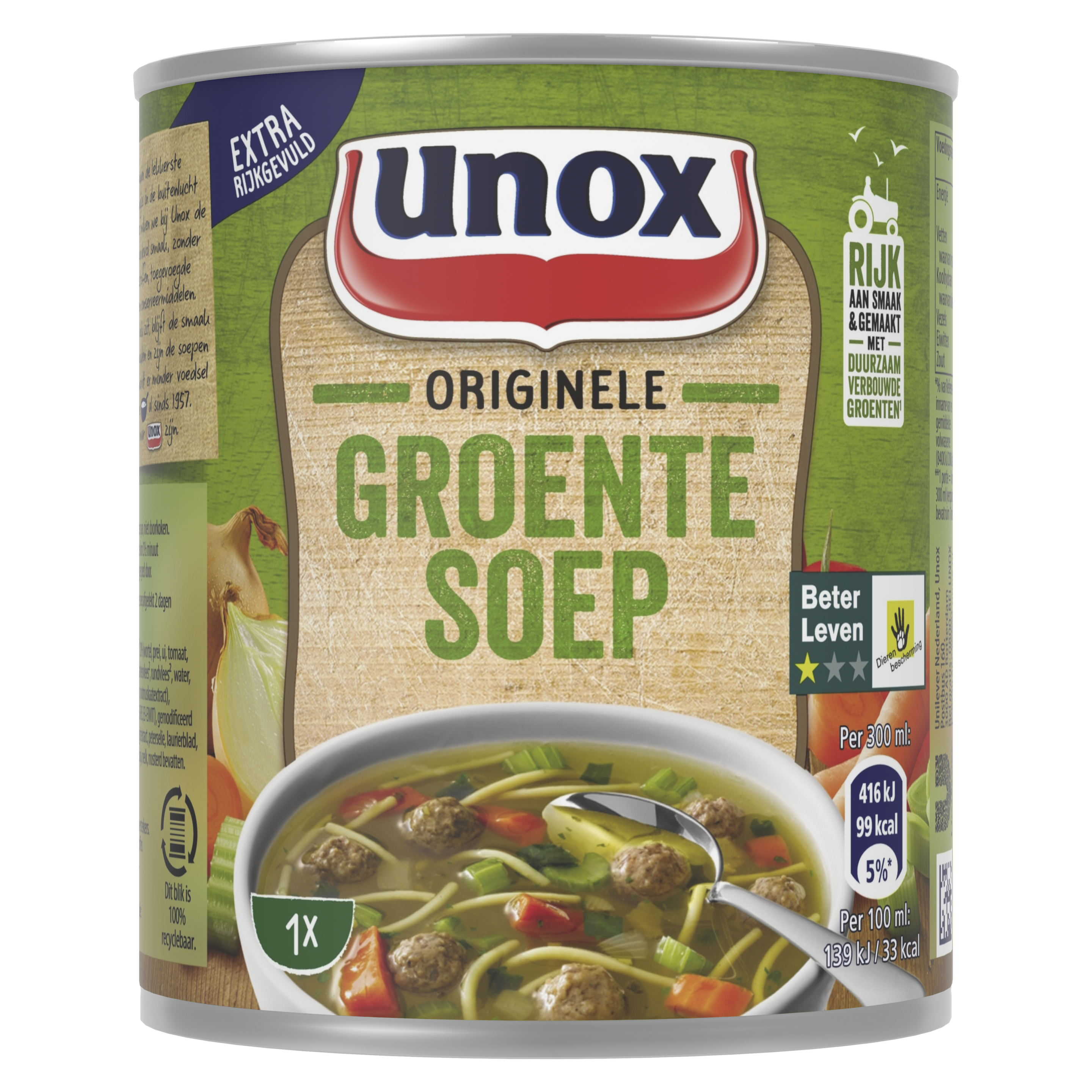 Unox Soep in blik Originele Groentesoep 300 ml