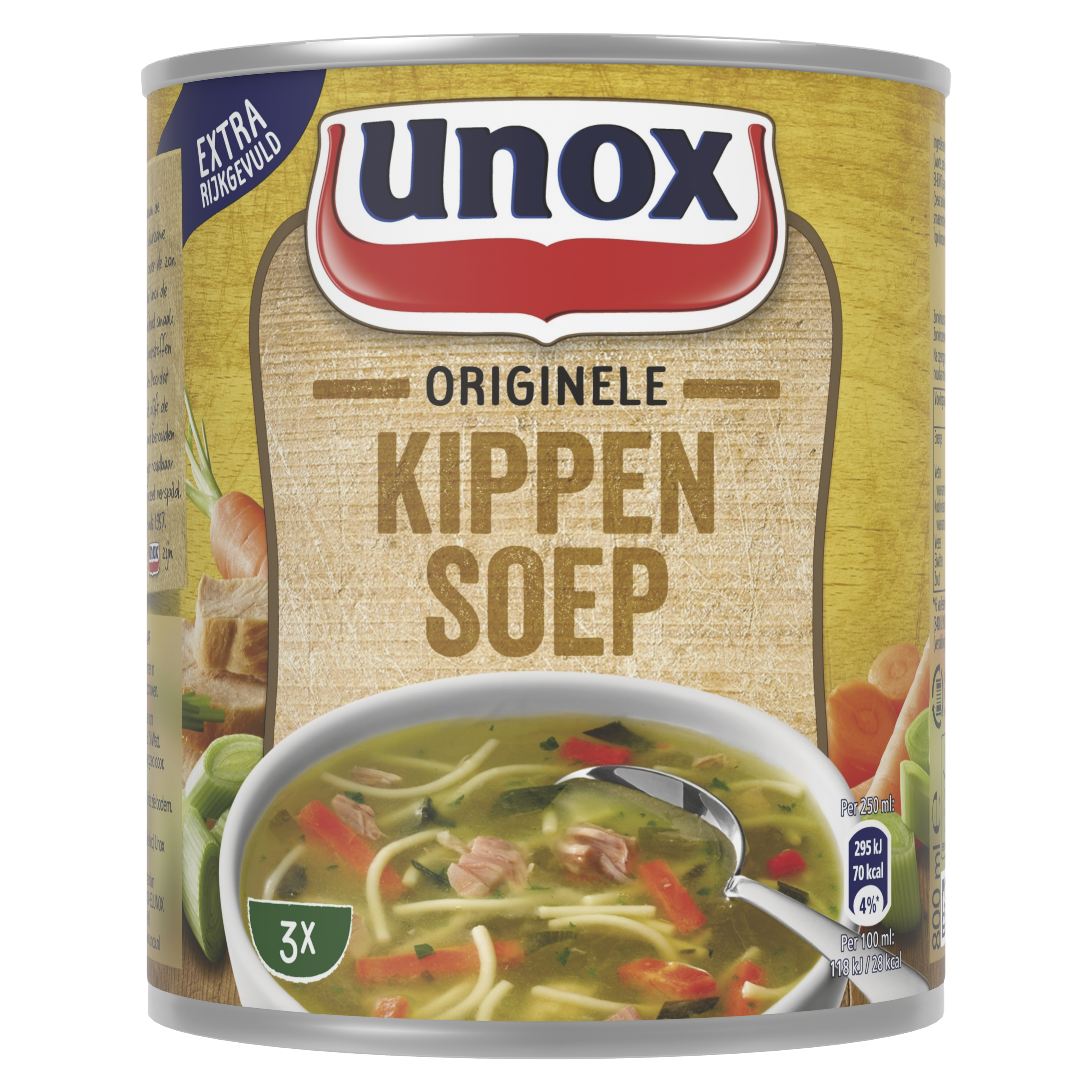 Unox Soep in blik Originele Kippensoep 800 ml
