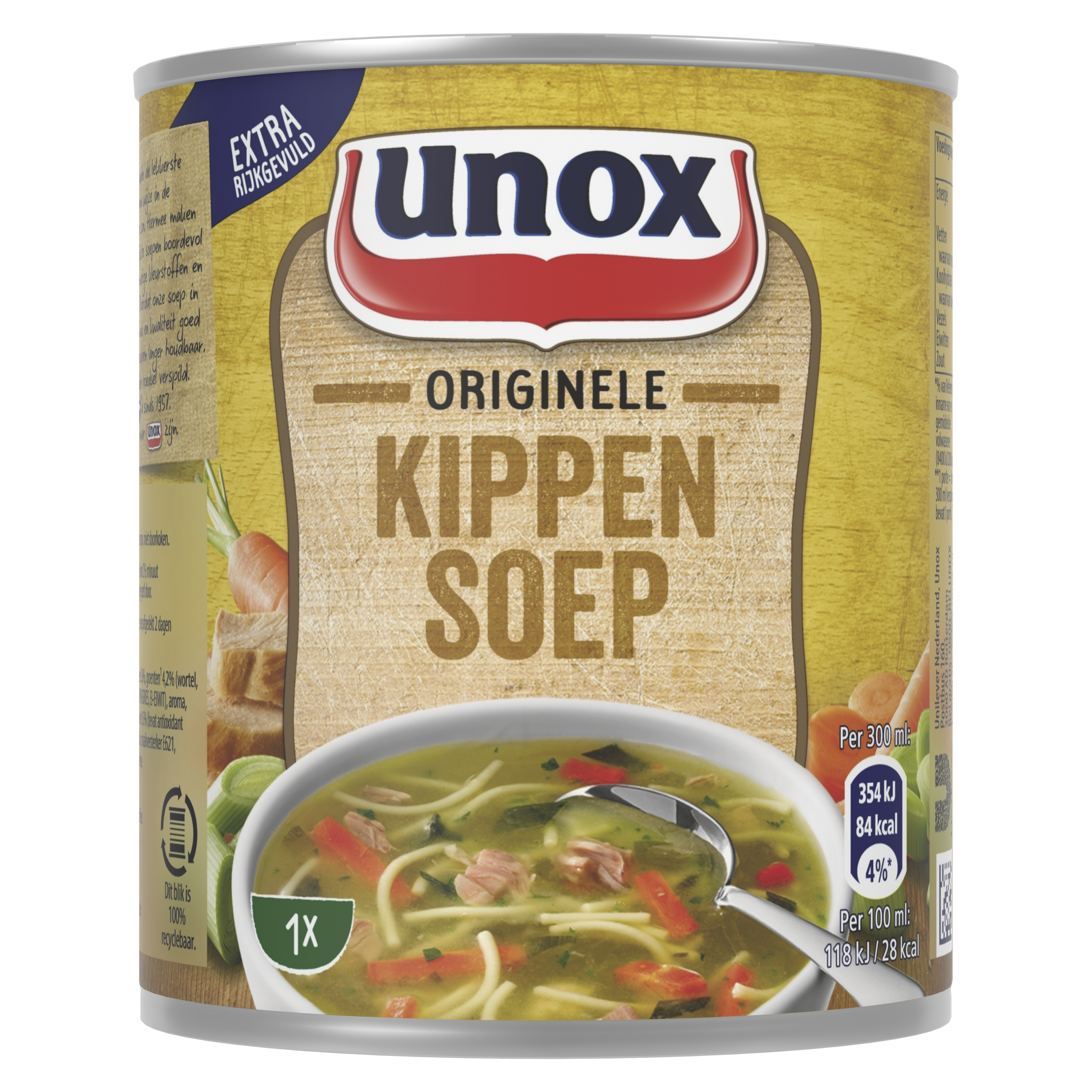 Unox Soep in blik Originele Kippensoep 300 ml
