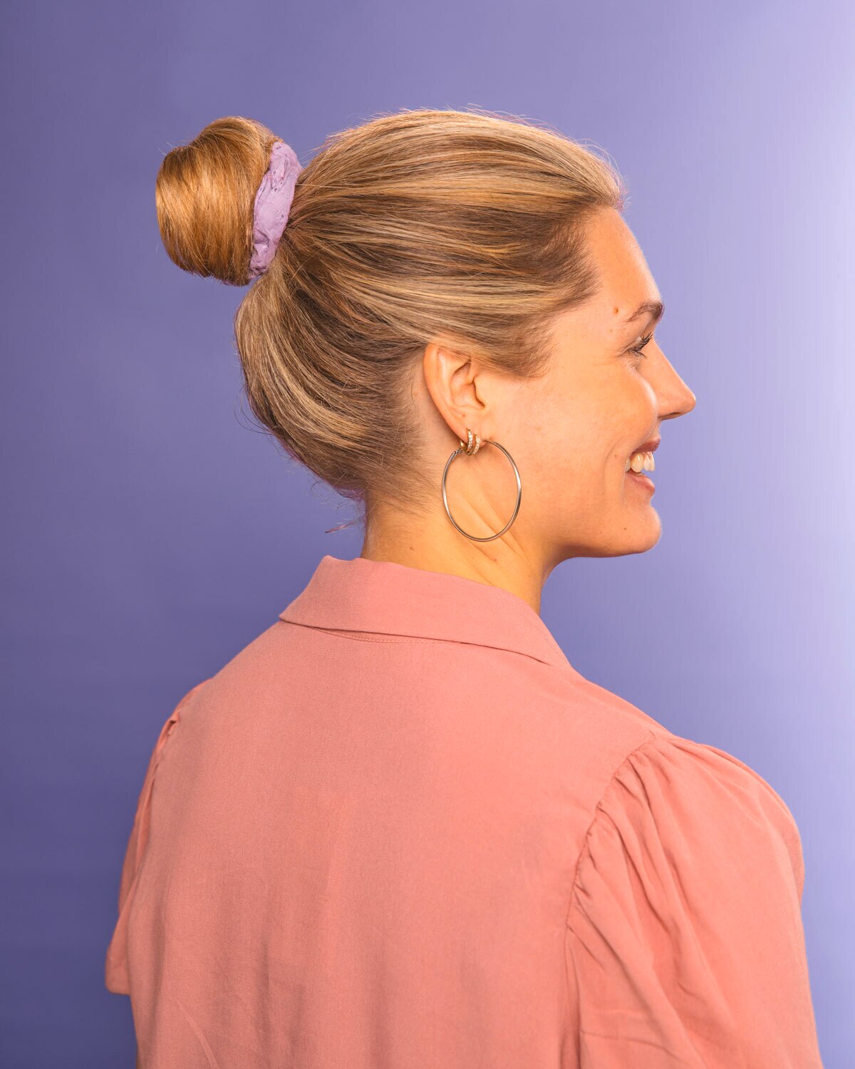 Girl with bun