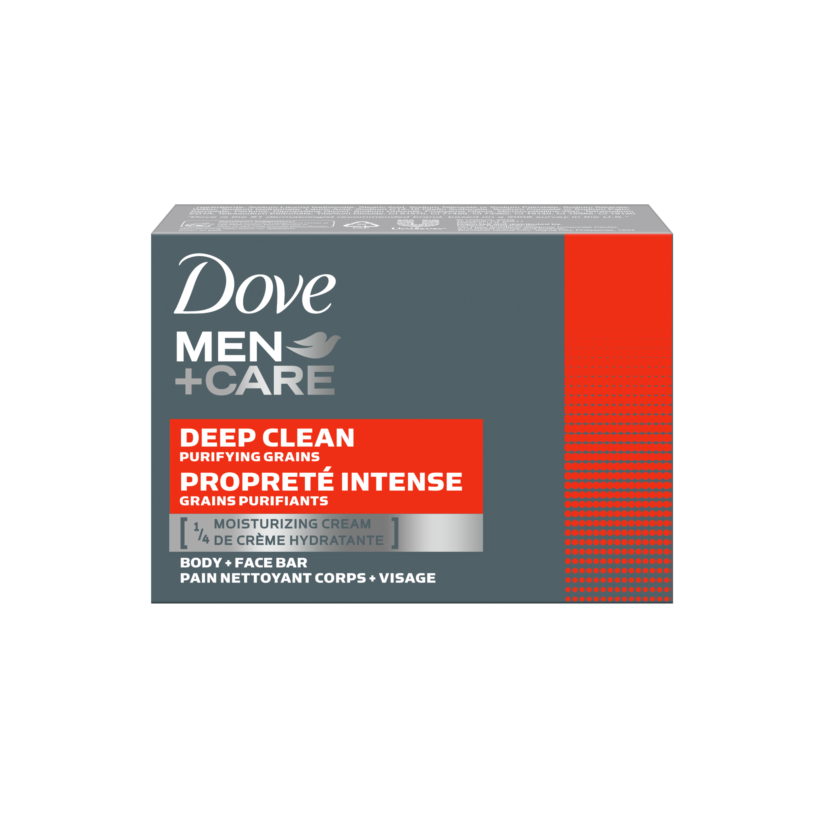 dove men care deep clean body and face bar