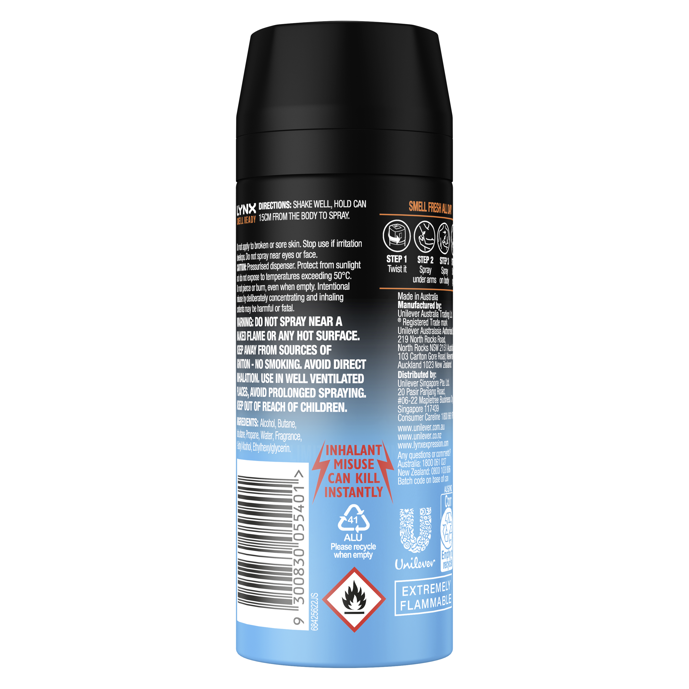 Lynx Smell Ready Limited Edition Body Spray