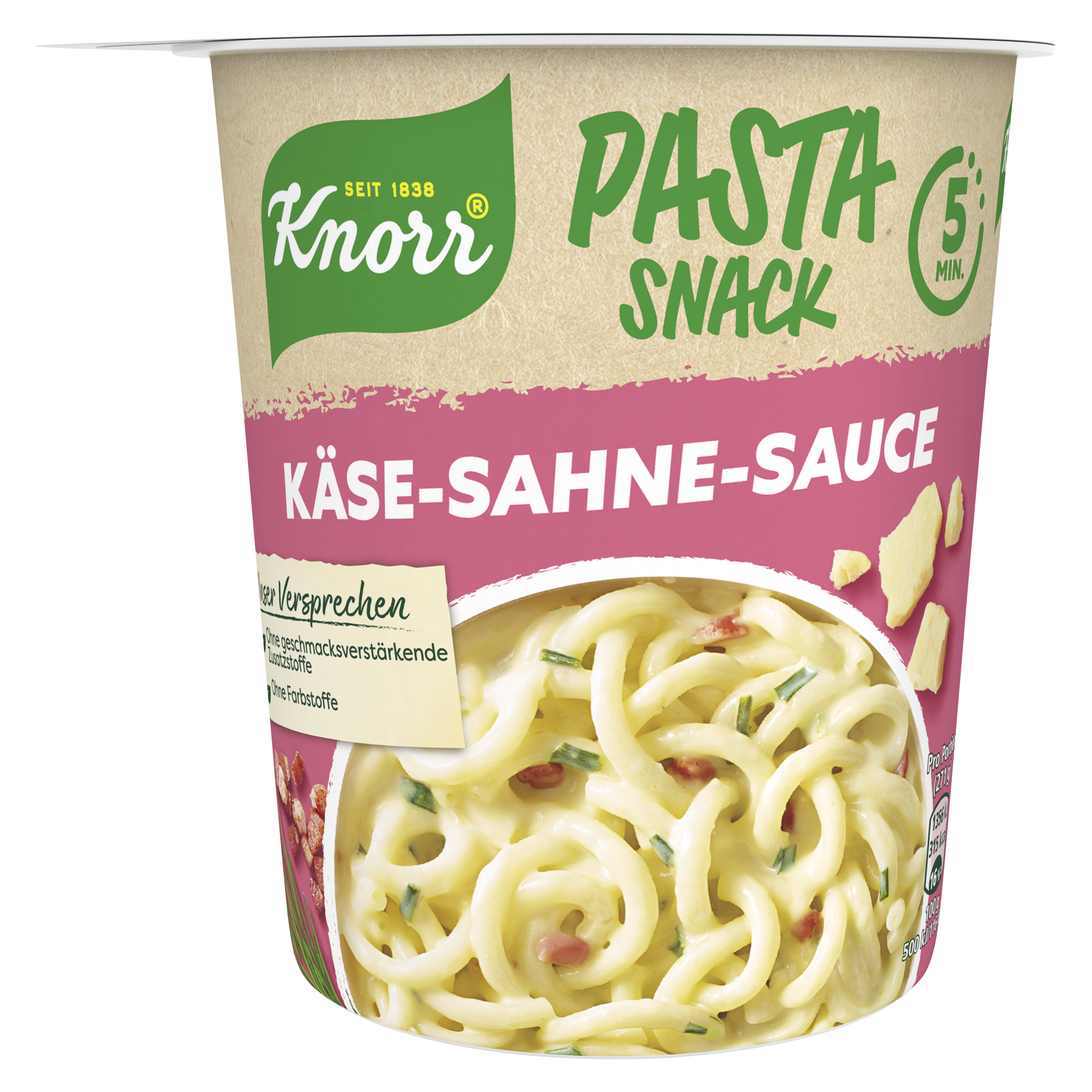 Knorr Pasta Snack Pot Käse & Sahne 1 Portion