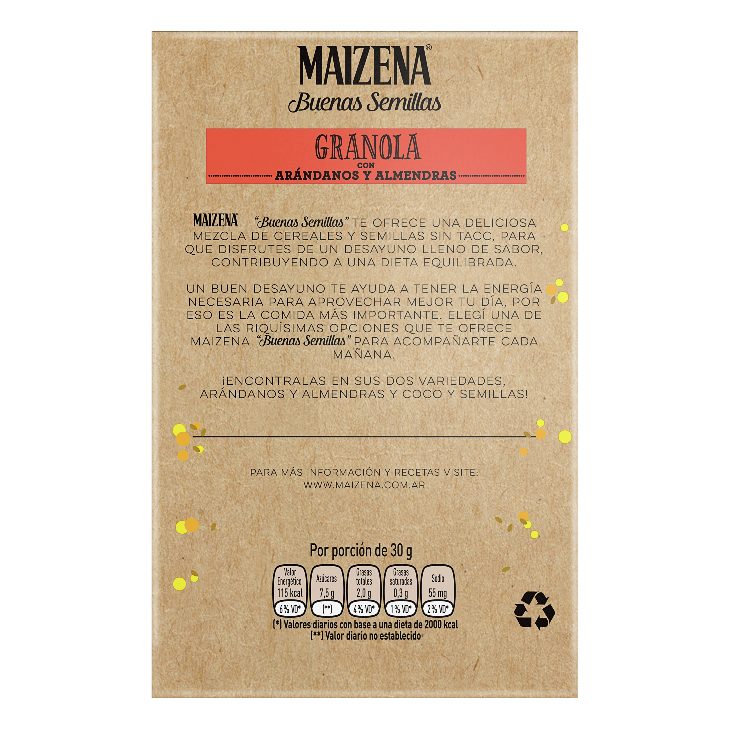 Premezcla de bizcochuelo sabor Chocolate sin TACC - Maizena