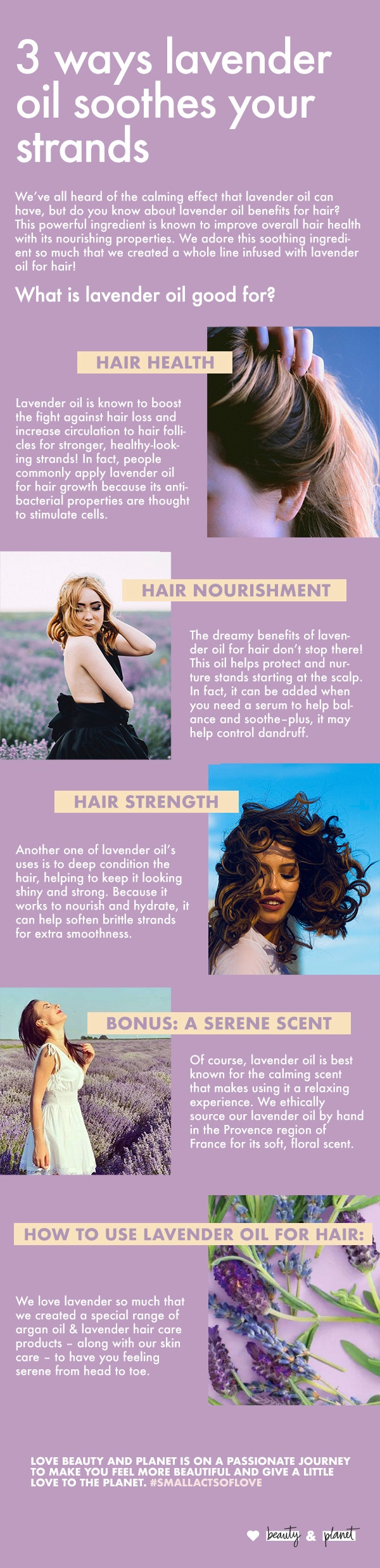 Benefits of lavender oil for hair