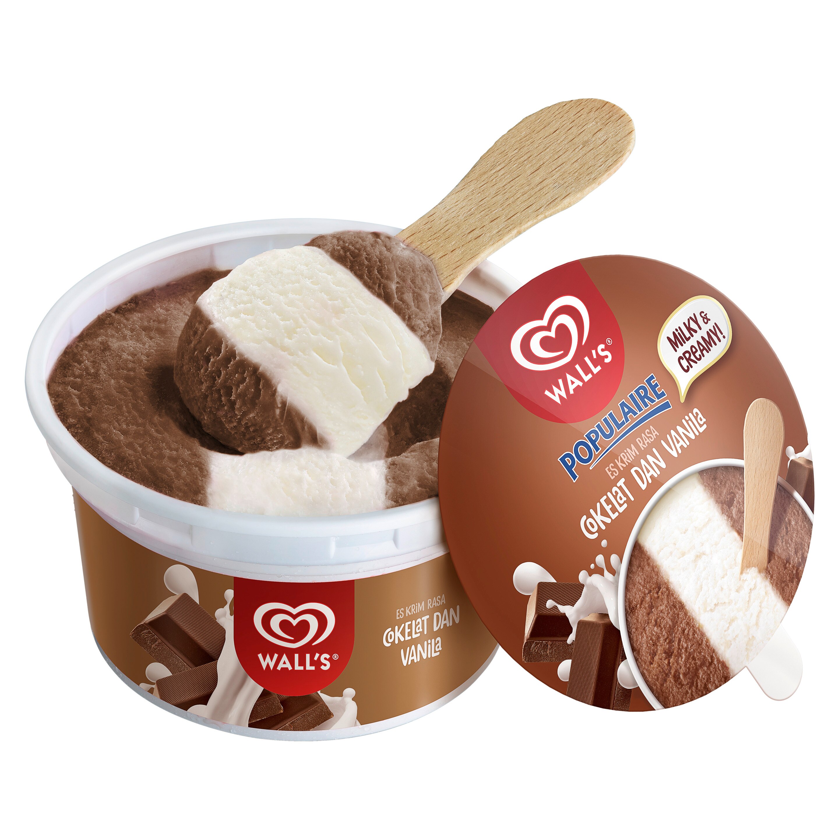 Wall's Populaire Es Krim Cokelat dalam Cup | Wall's Indonesia