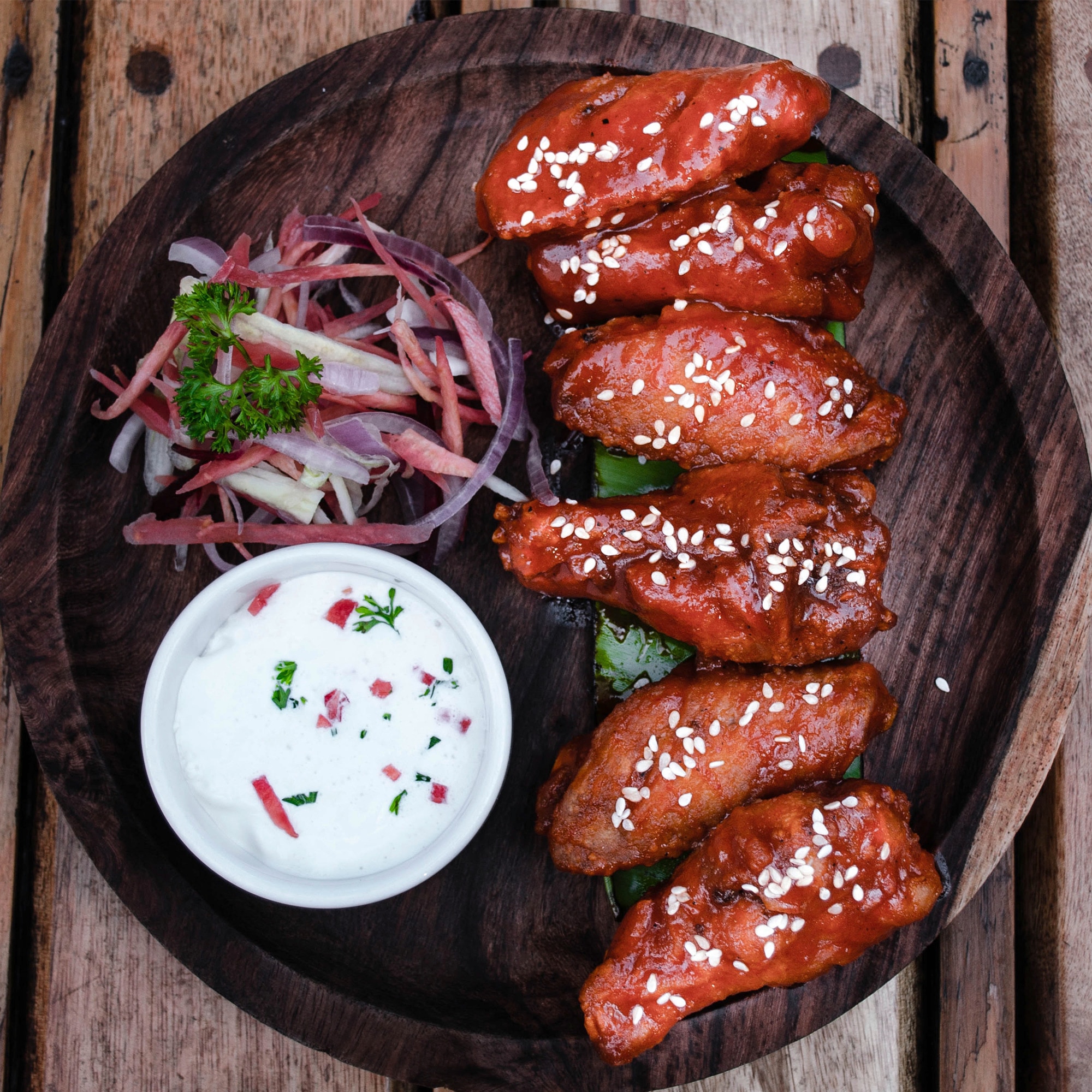 Barbeque Chicken Wings For Kids