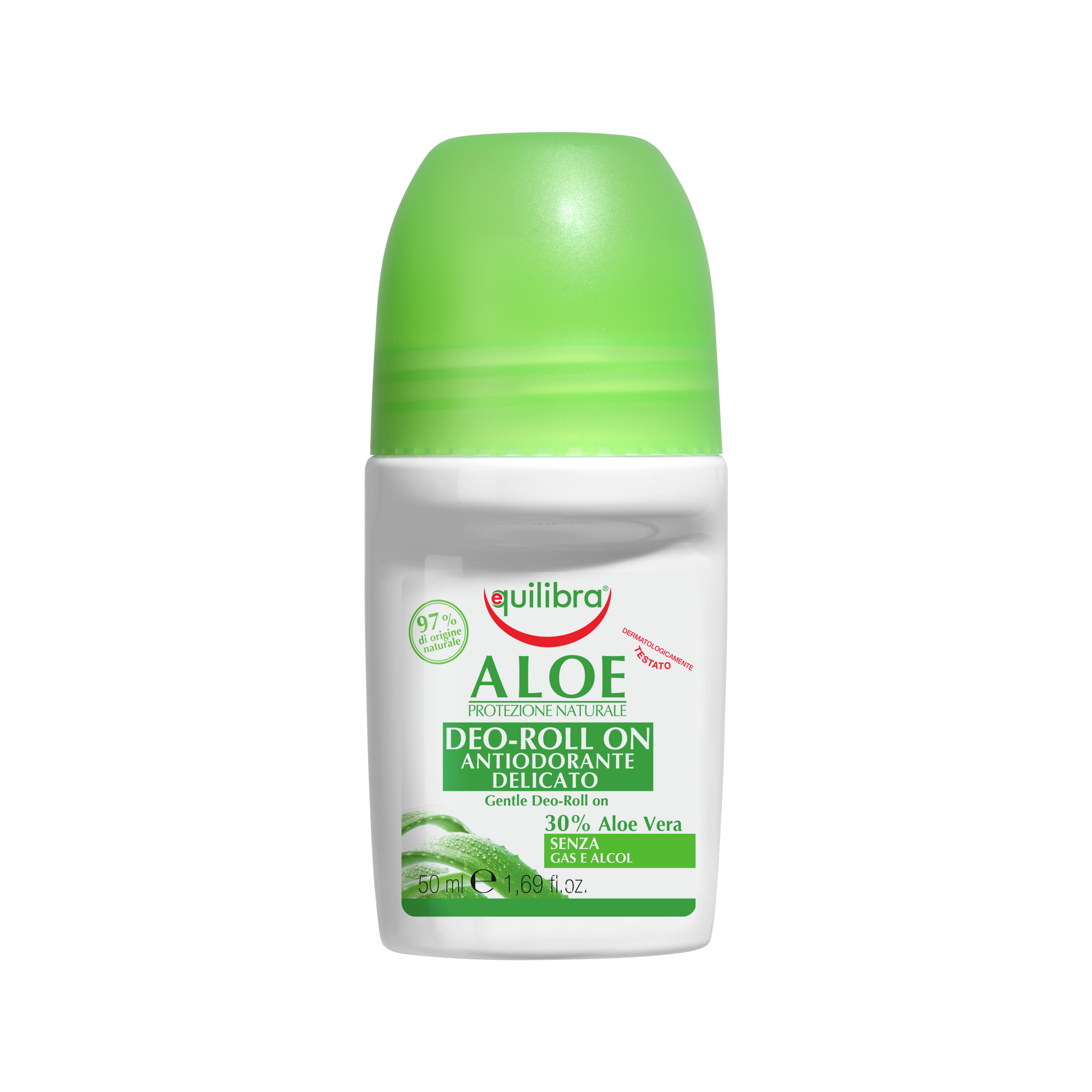 Aloe Deo-Roll On Equilibra<sup>®</sup>  - Flacone Roll-On da 50ml