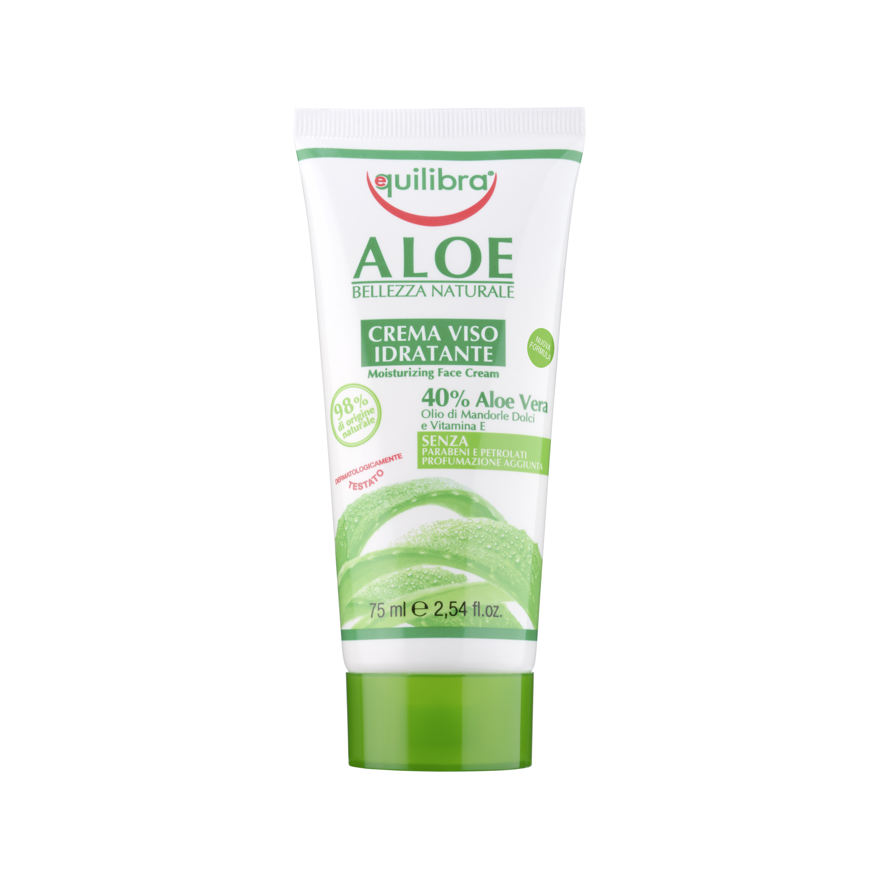 Aloe Crema Viso Idratante Equilibra<sup>®</sup>  - Tubo da 75 ml