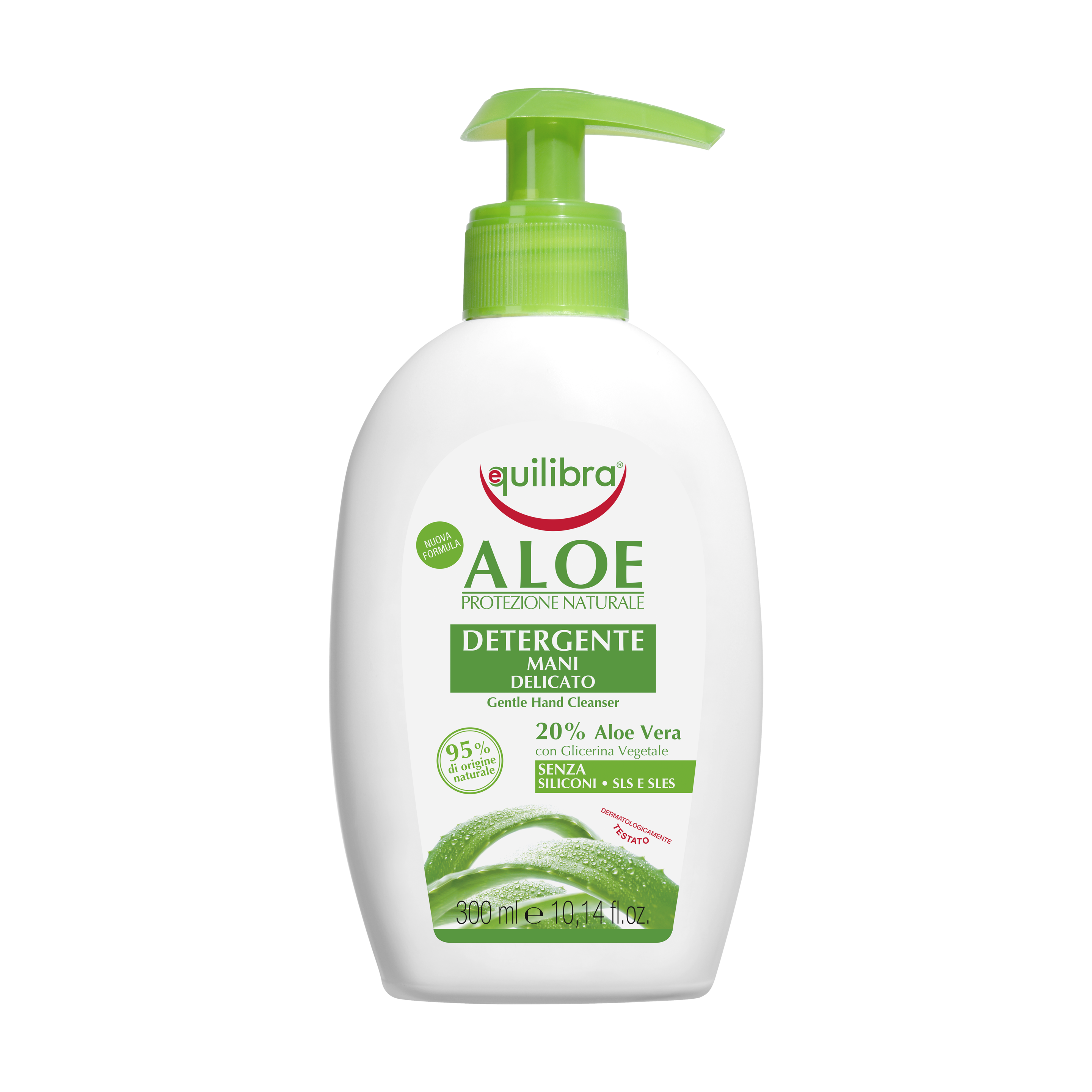 Aloe Detergente Mani Equilibra<sup>®</sup>  - Flacone + pompa da 300 ml