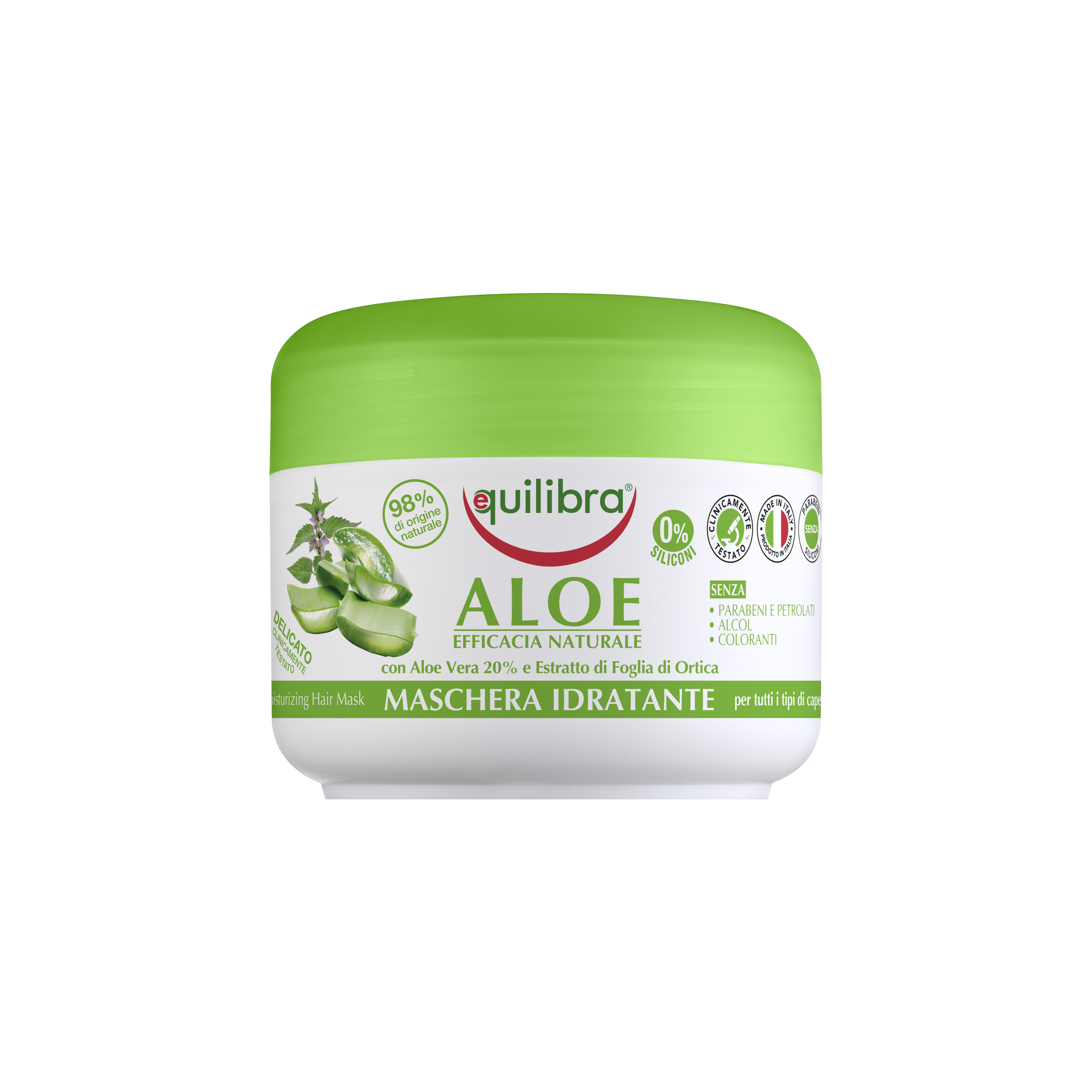 Aloe Maschera Idratante Equilibra<sup>®</sup>  - Vaso da 200 ml