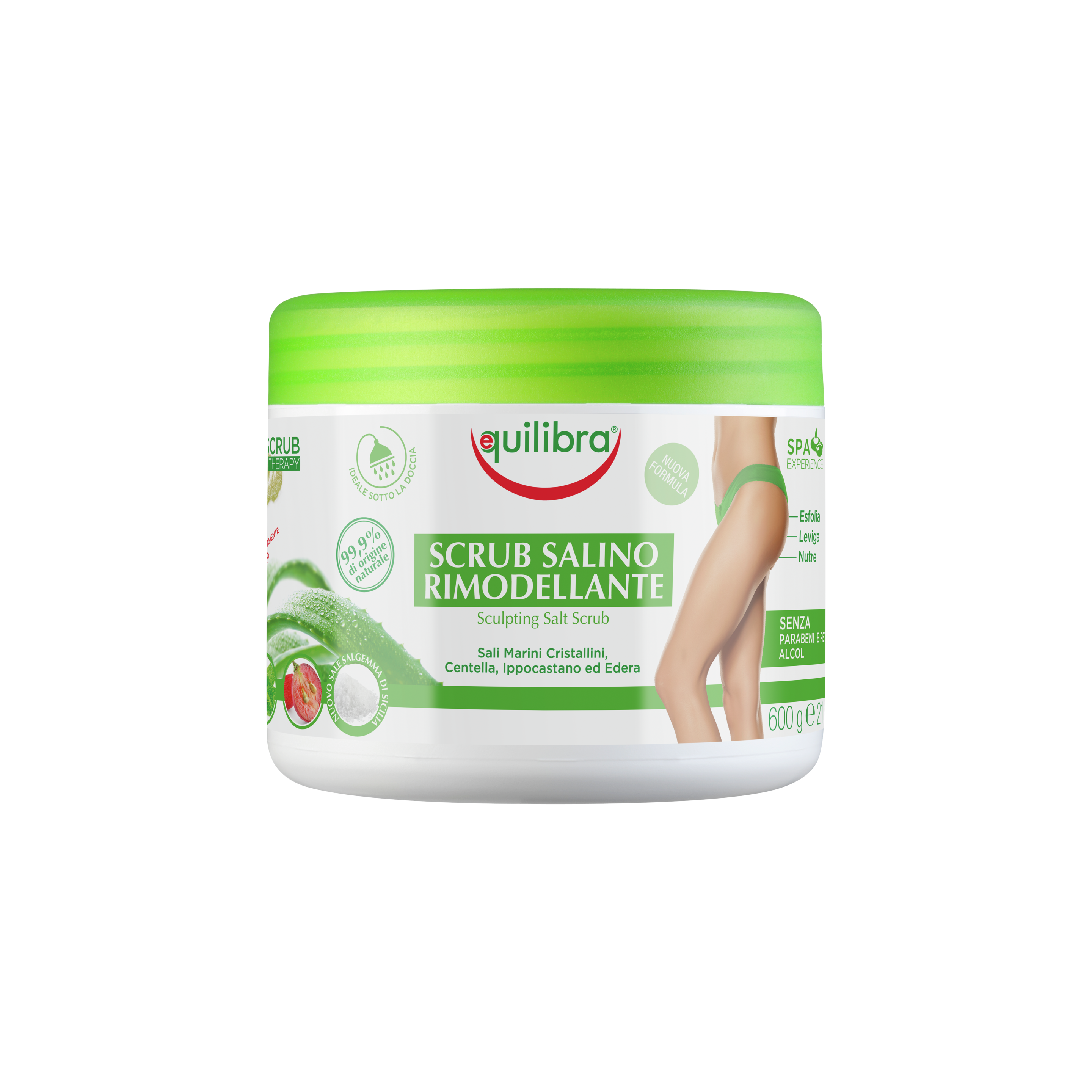 Scrub Salino Rimodellante Equilibra<sup>®</sup>  - Vaso da 600 gr