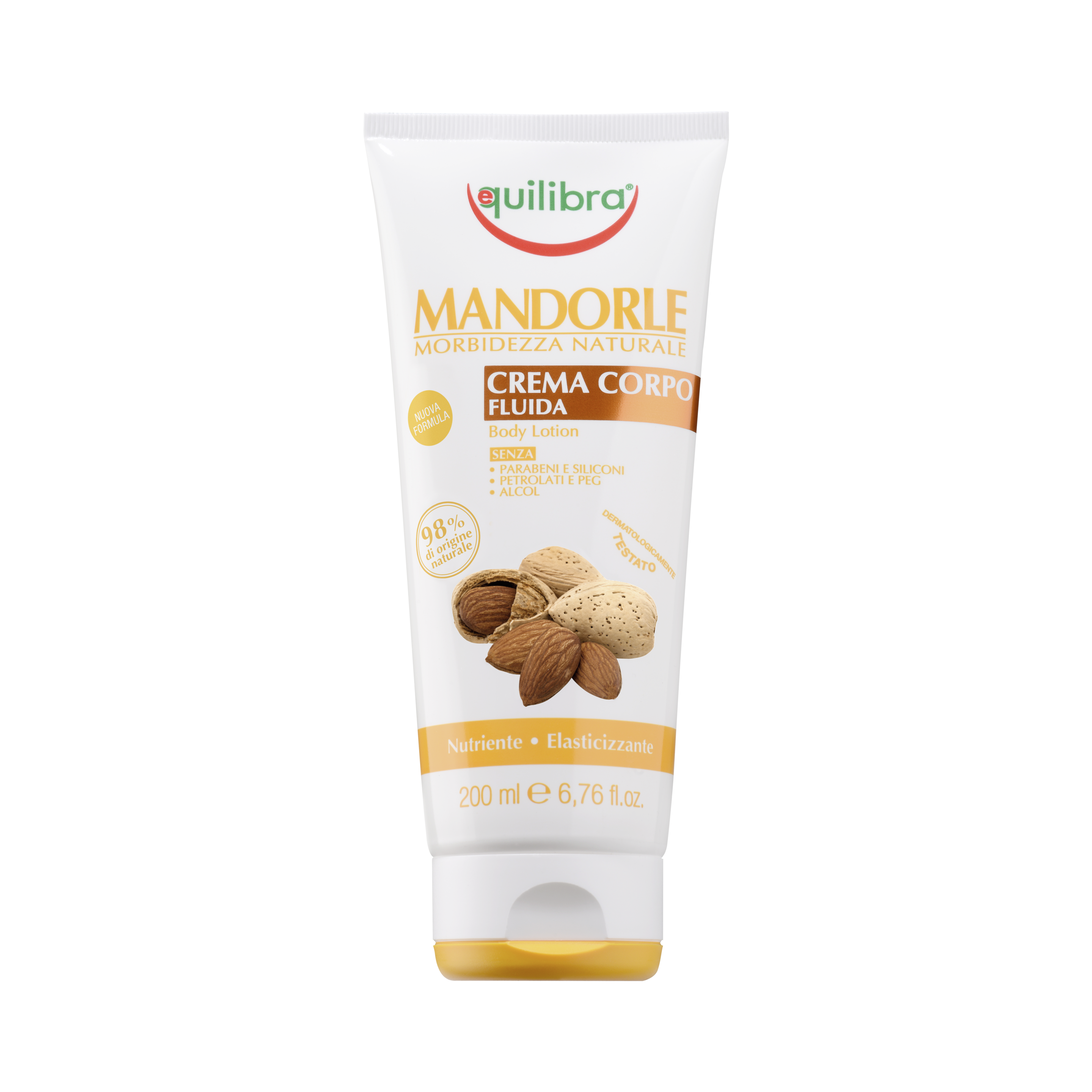 Crema Corpo Fluida Mandorle Equilibra<sup>®</sup>  - Tubo da 200 ml