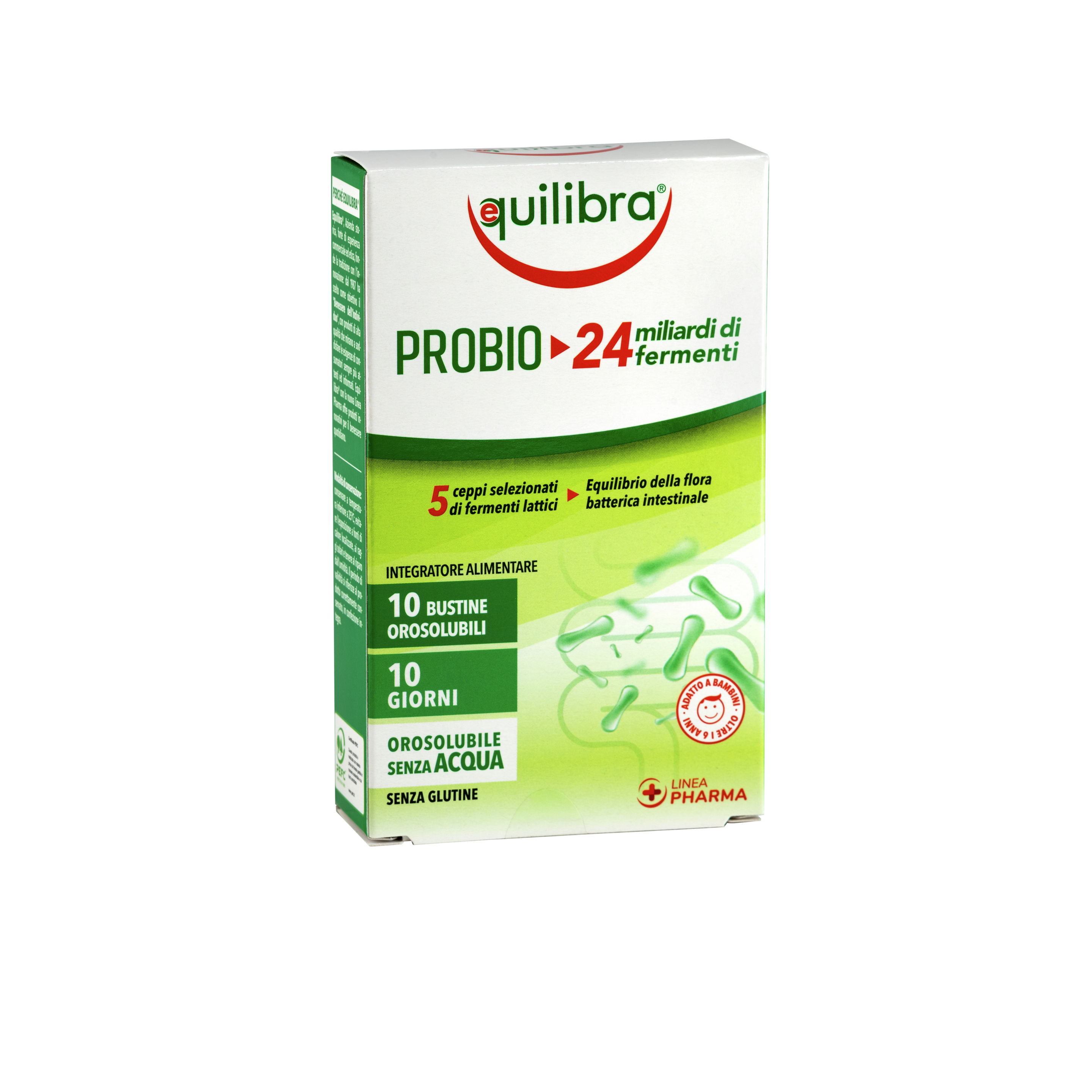 Probio 24 Miliardi Fermenti Equilibra<sup>®</sup>  - 10 stickpack orosolubili - 25 g