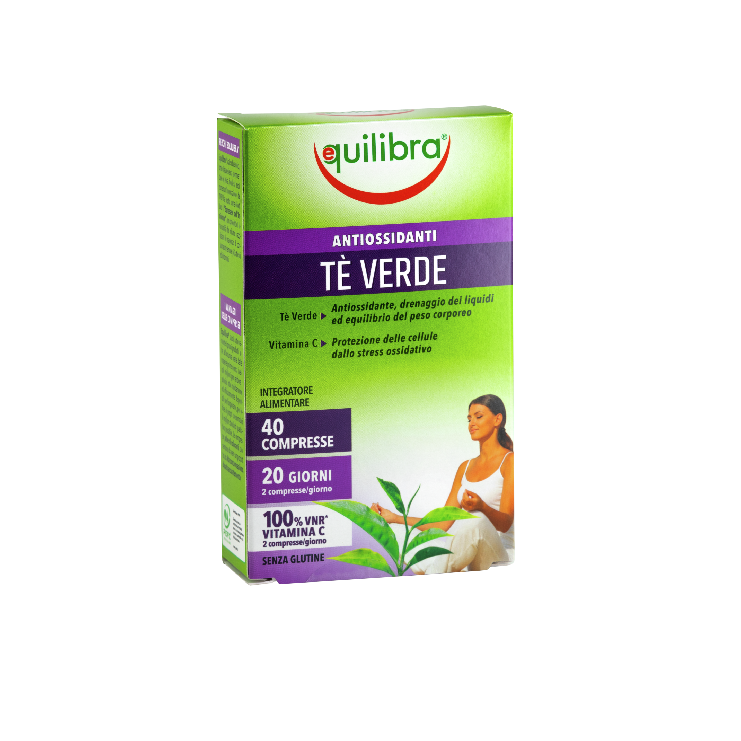 Tè Verde Equilibra<sup>®</sup>  - 40 compresse - 40 g