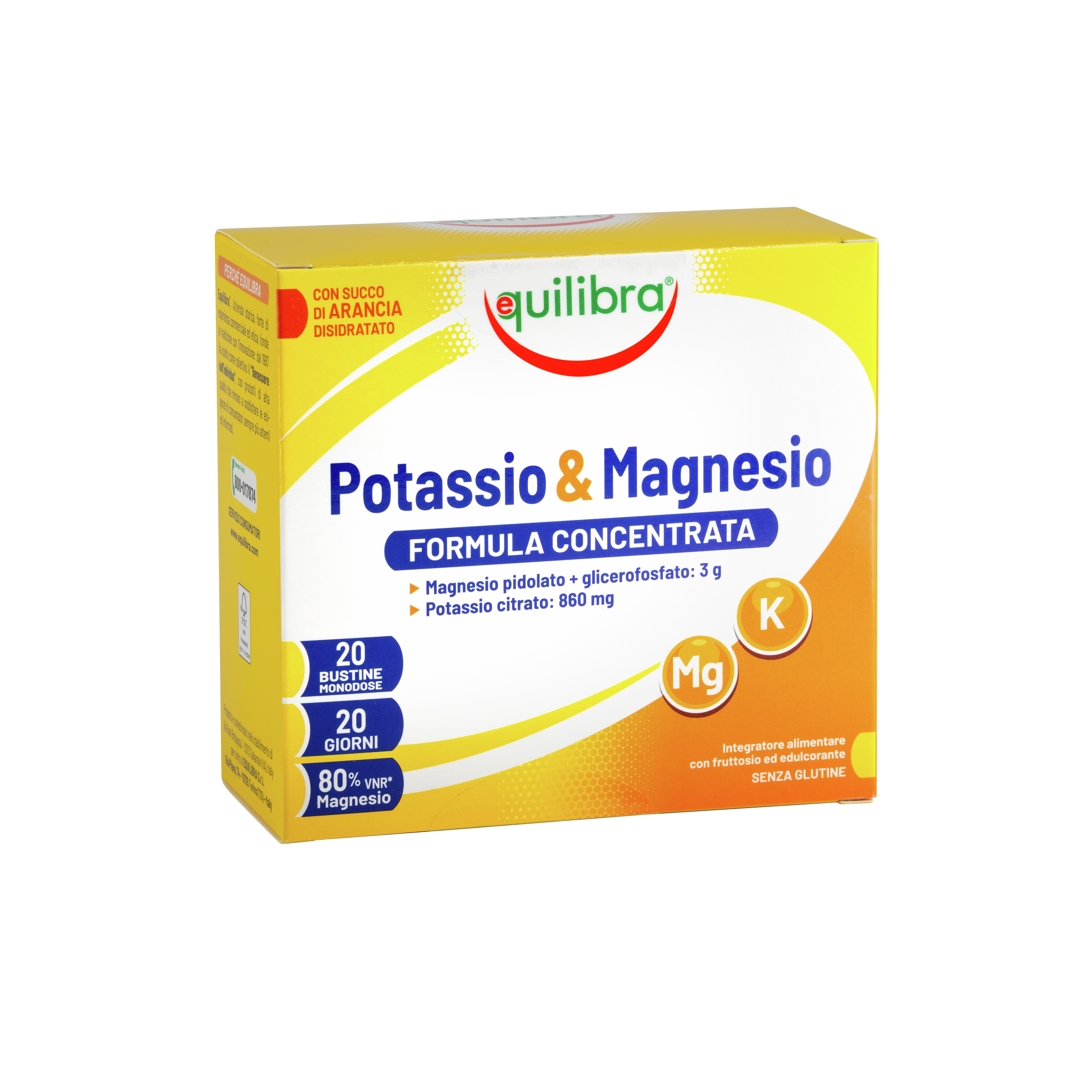 Potassio & Magnesio Equilibra<sup>®</sup>  - 20 bustine monodose - 140 g