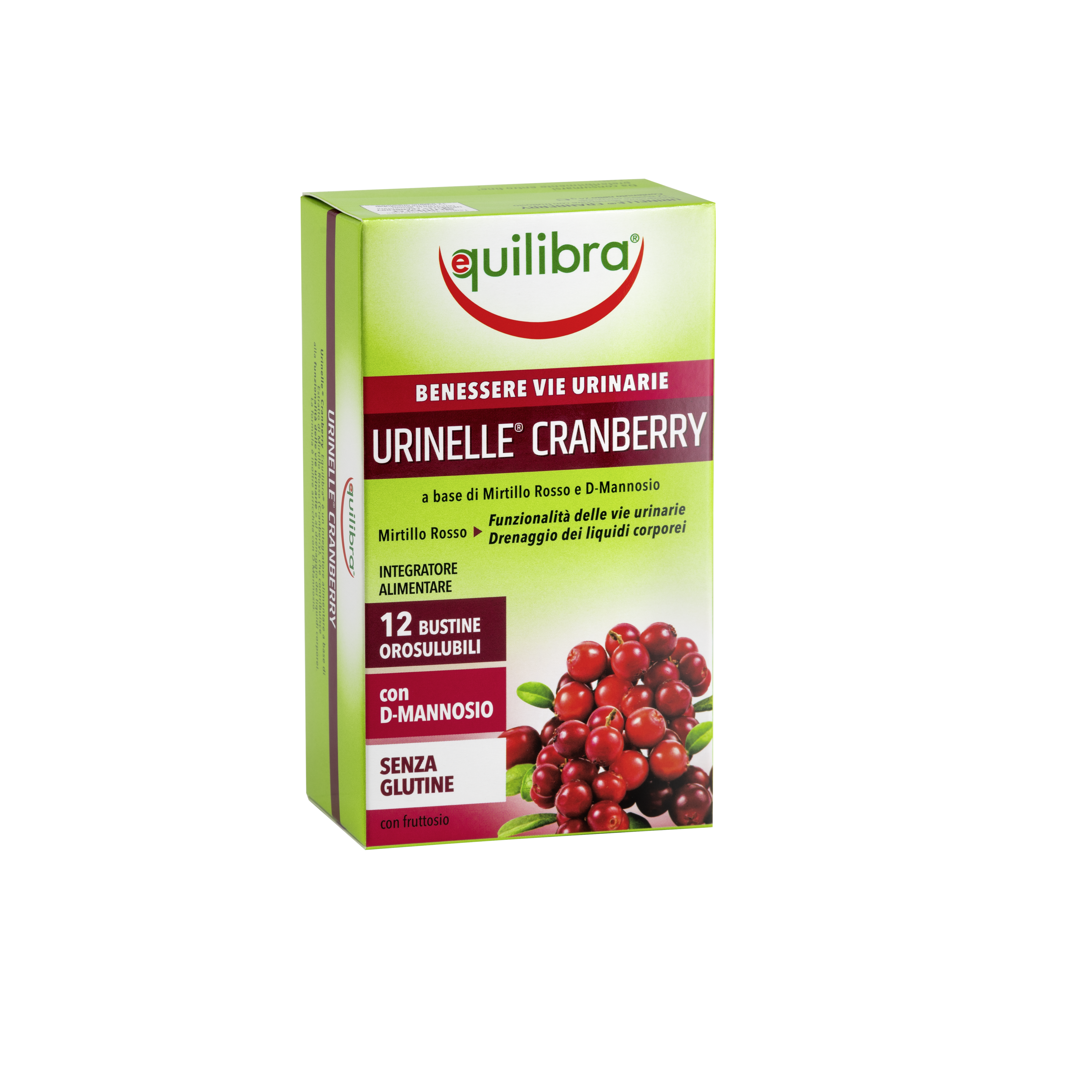 Urinelle<sup>®</sup>  Cranberry Equilibra<sup>®</sup>  - 12 bustine orosolubili