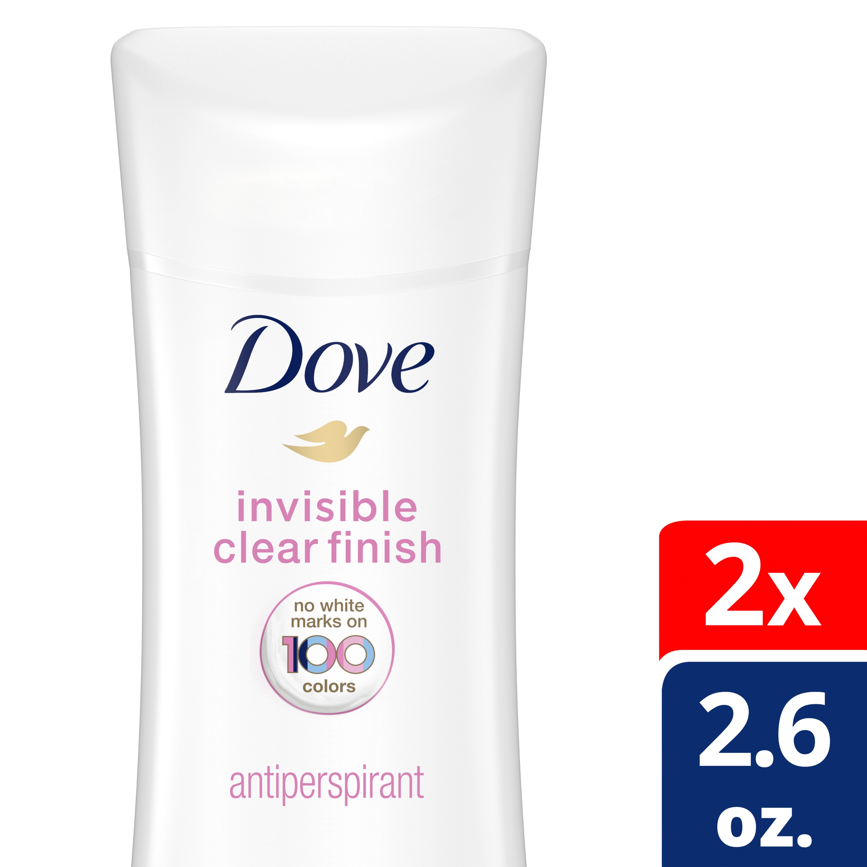Dove Advanced Care Invisible Antiperspirant Deodorant Clear Finish Twin Pack 2.6oz