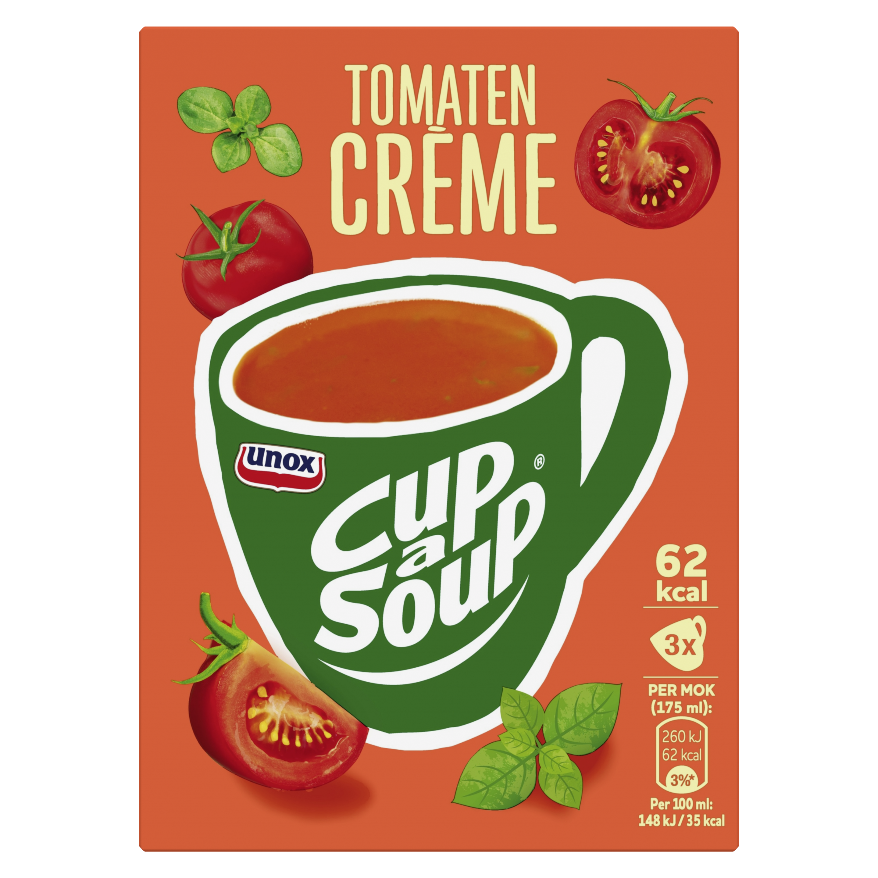 Unox  Cup-a-Soup Tomaten Crème 3 x 175 ml