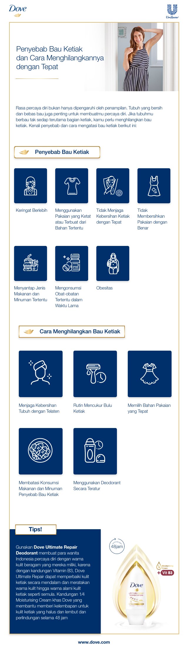 Penyebab Bau Ketiak dan Cara Menghilangkannya dengan Tepat