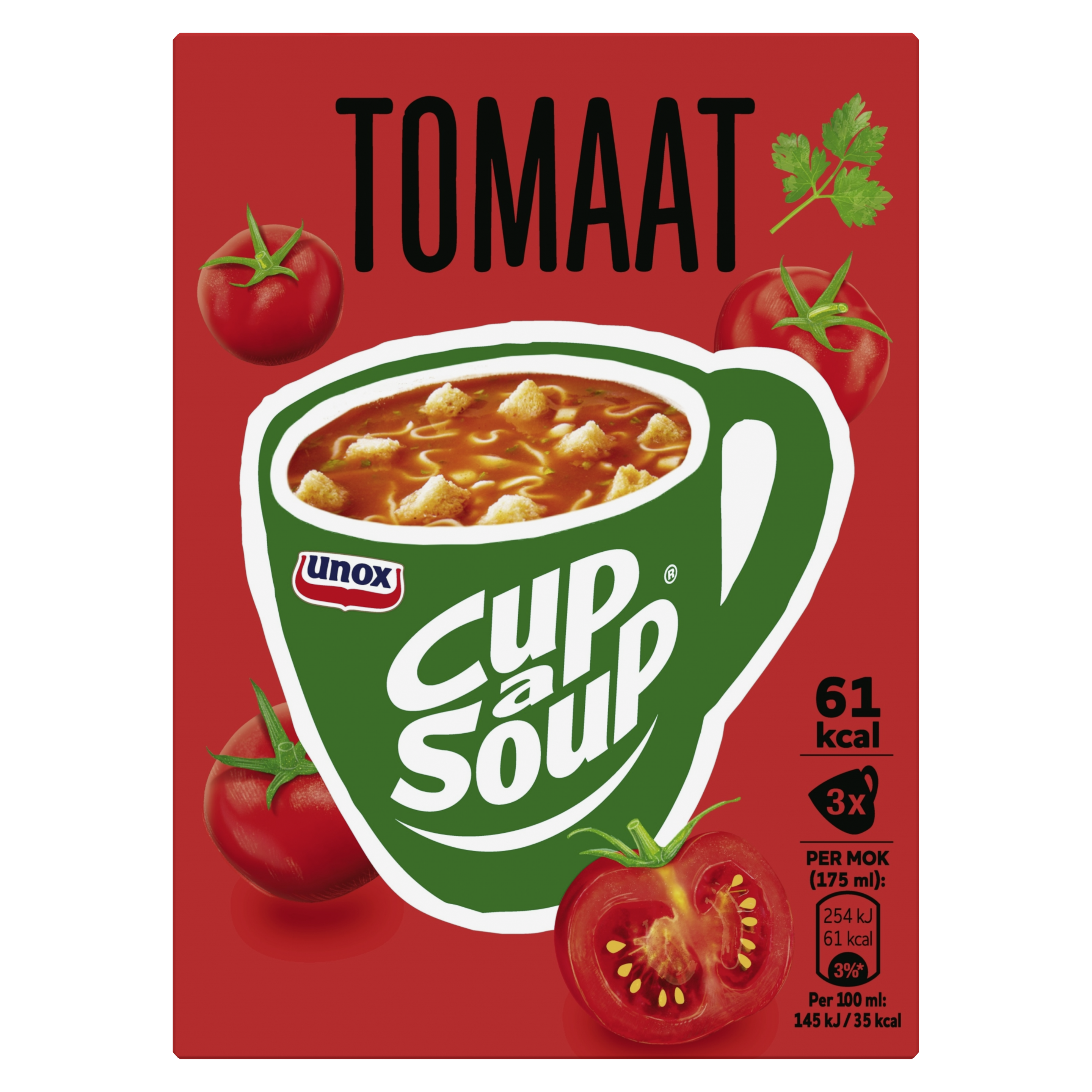 Unox  Cup-a-Soup Tomaat 3 x 175 ml