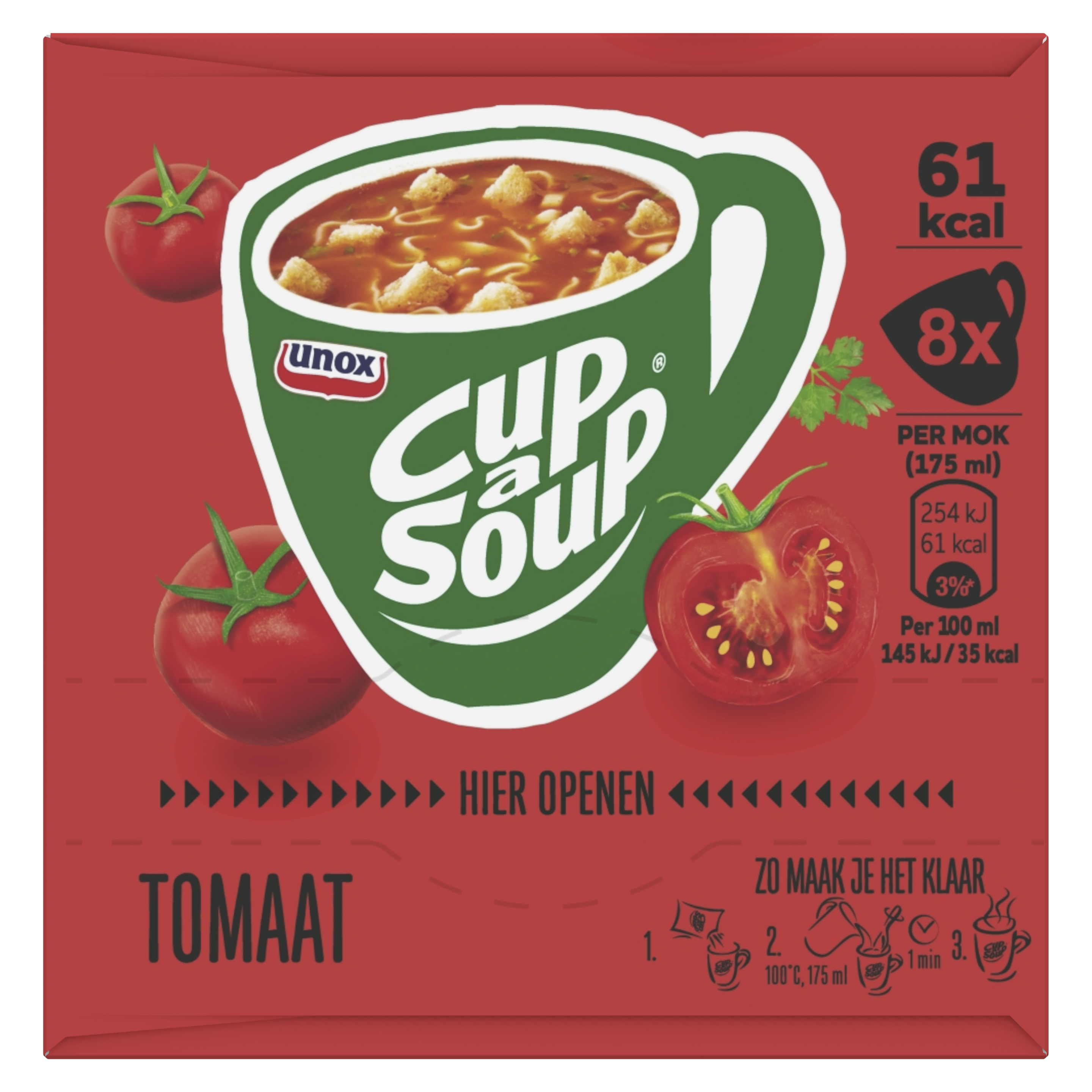 Unox  Cup-a-Soup Tomaat 8 x 175 ml