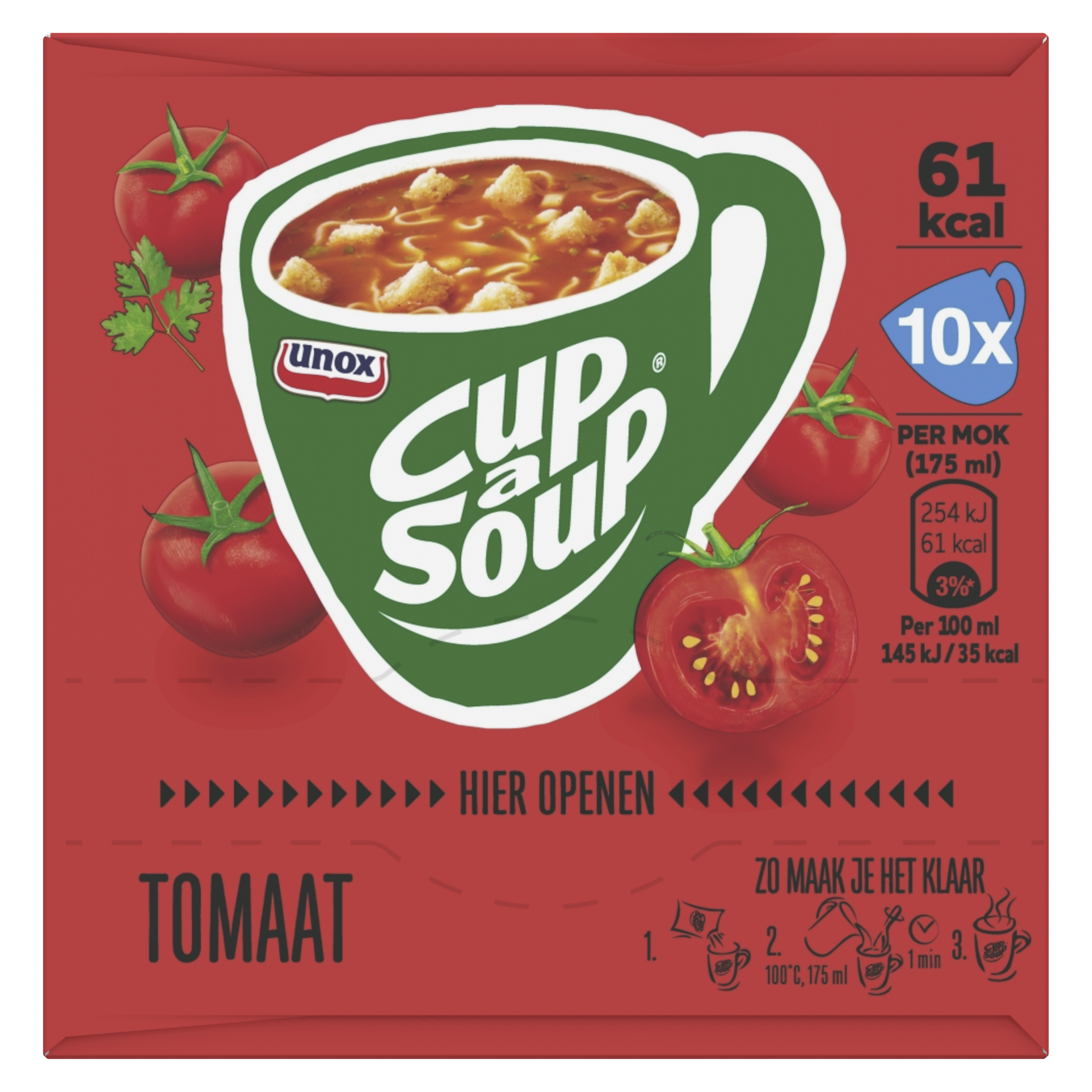 Unox  Cup-a-Soup Tomaat 10 x 175 ml