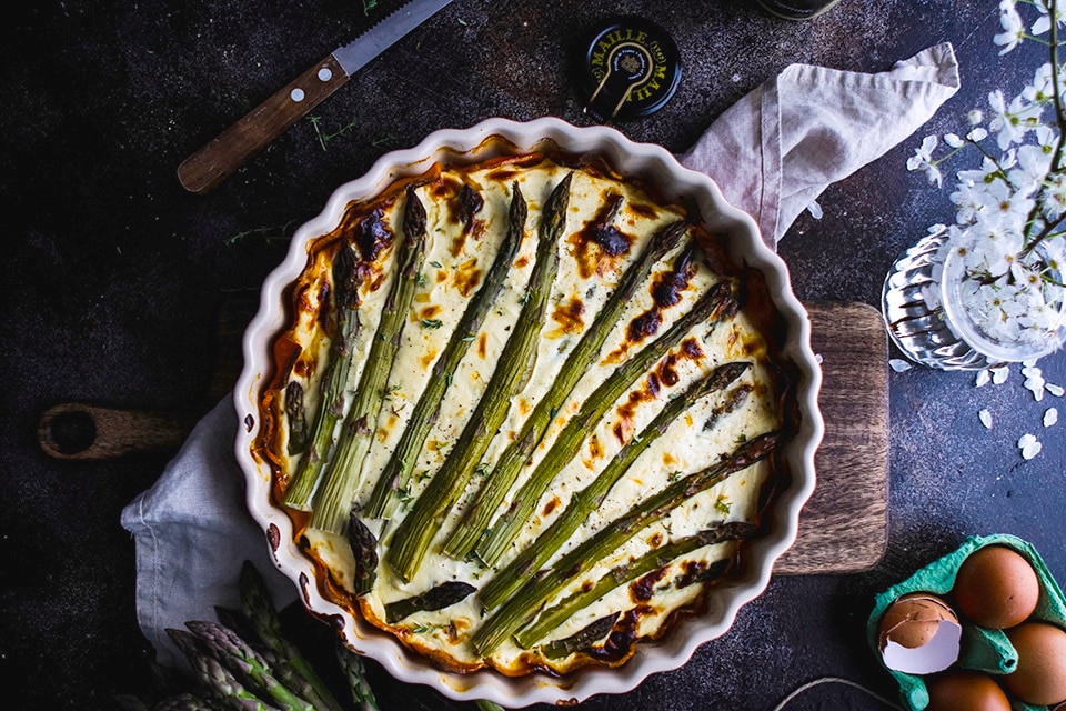 Asparagus Quiche