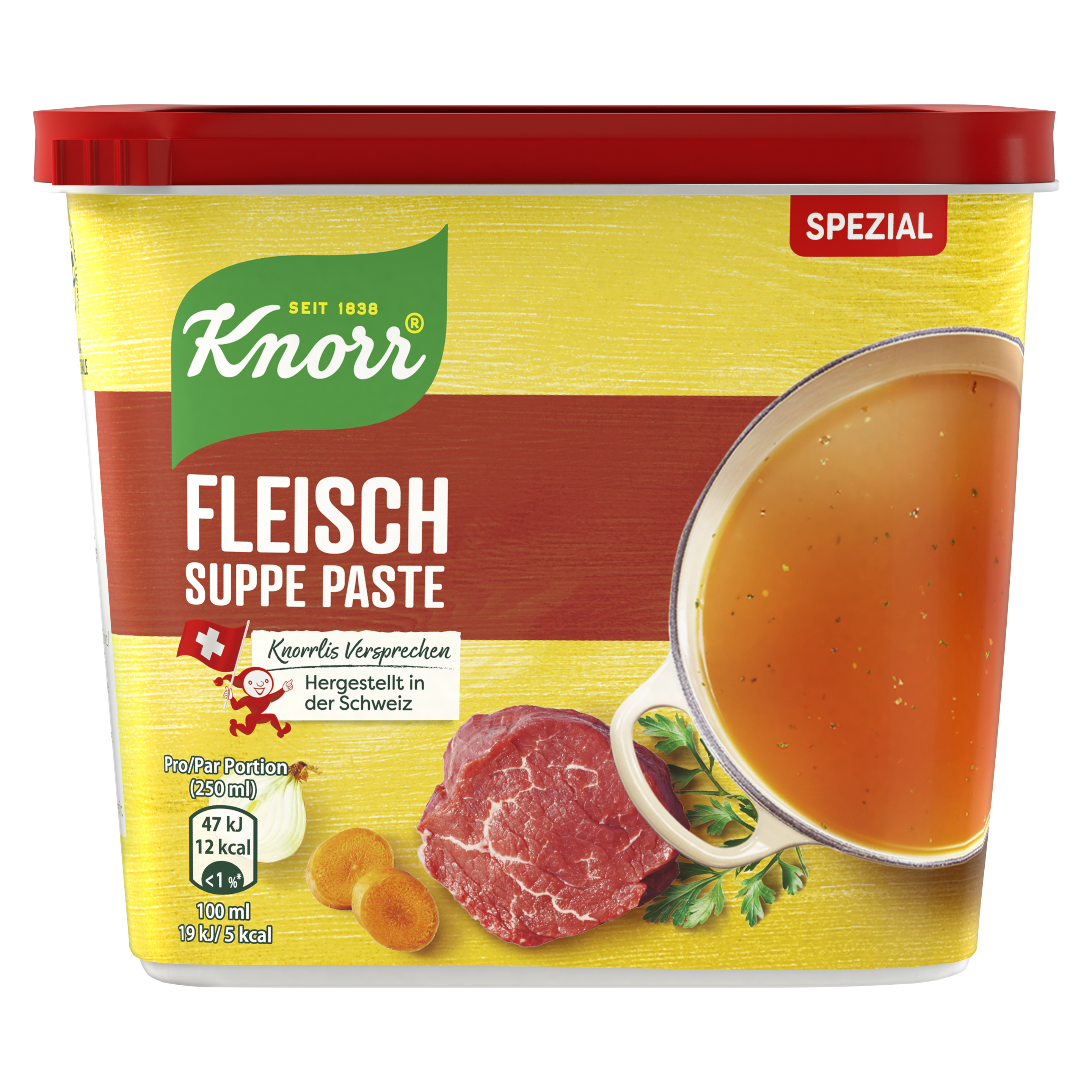 KNORR Fleisch Suppe spezial Paste 850 g Dose