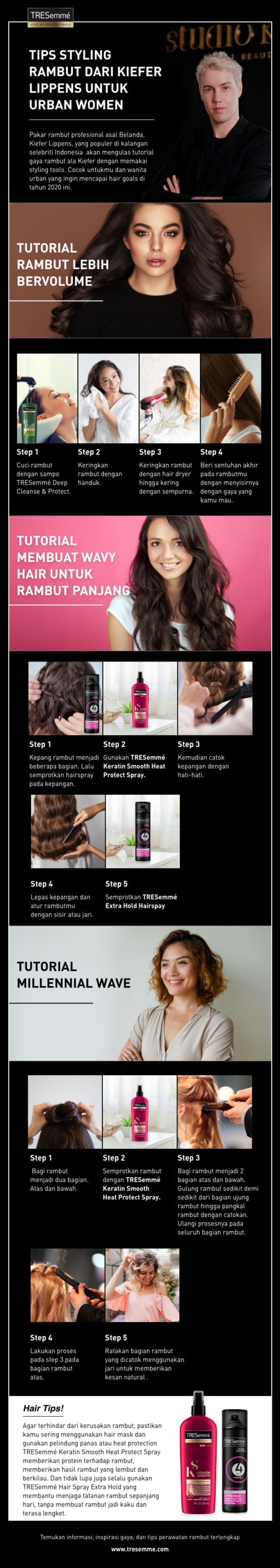 Tips Styling Rambut dari Kiefer Lippens untuk Urban Women