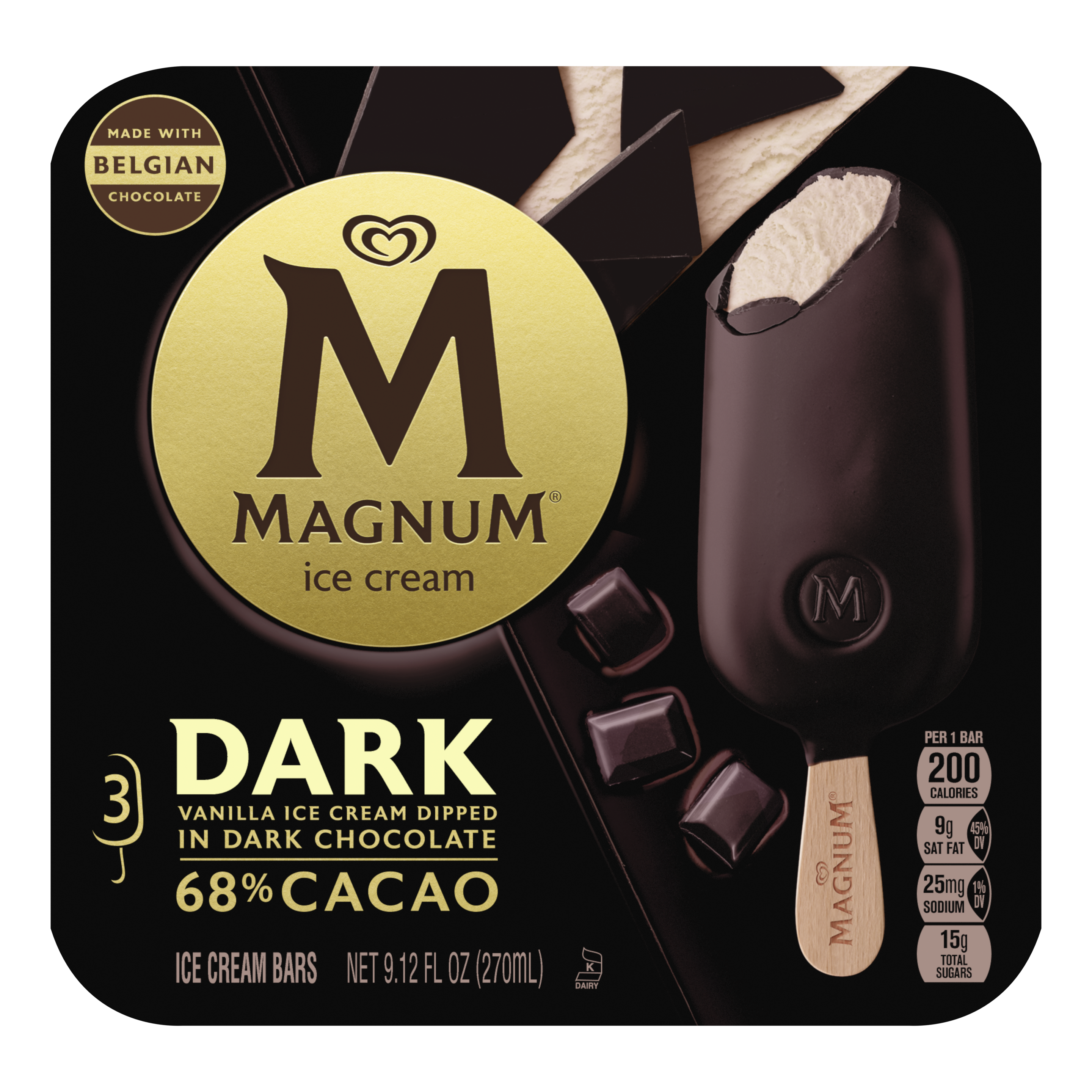Dark Chocolate Ice Cream Bar packshot