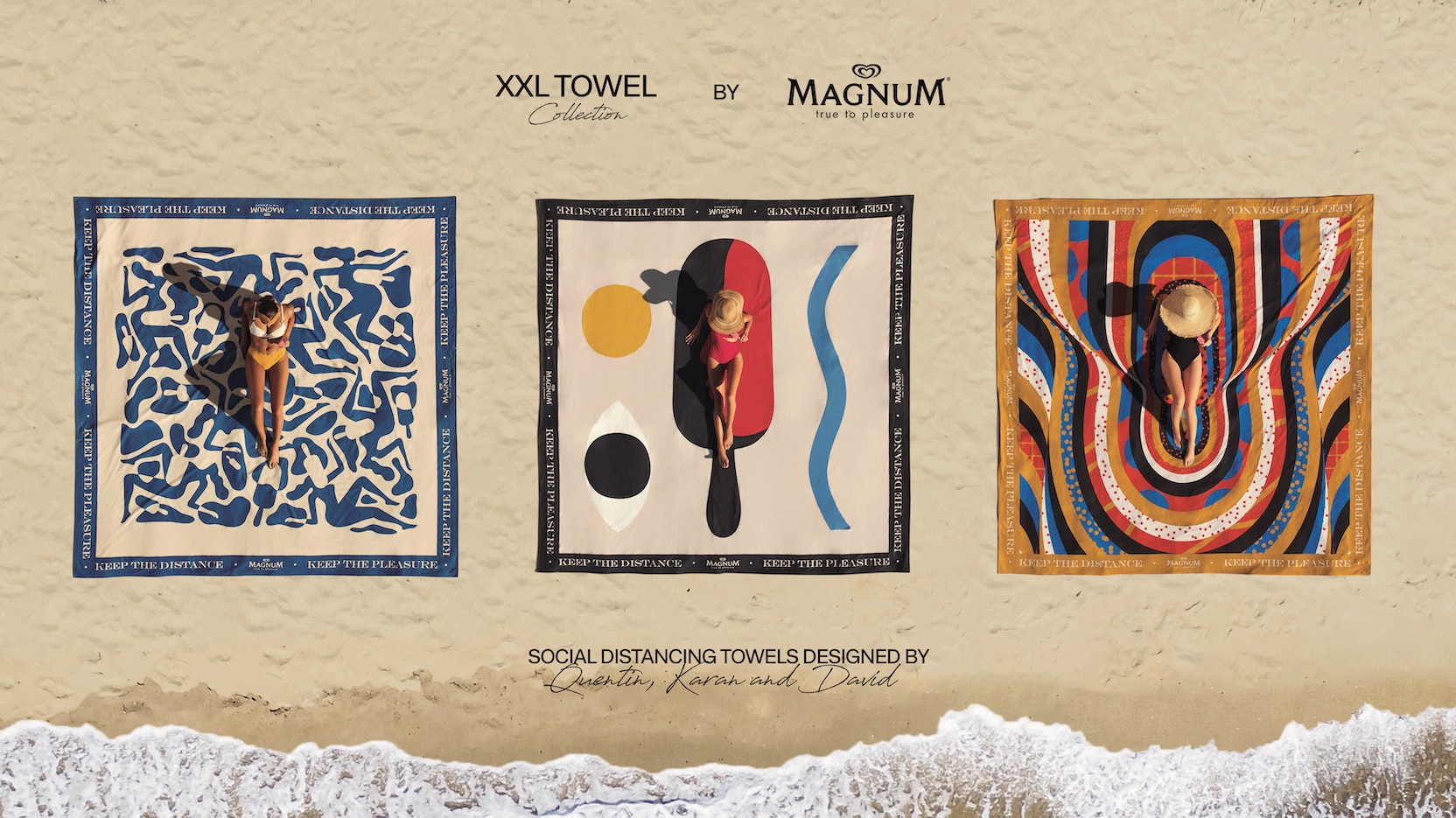 Magnum luxury beach towels
