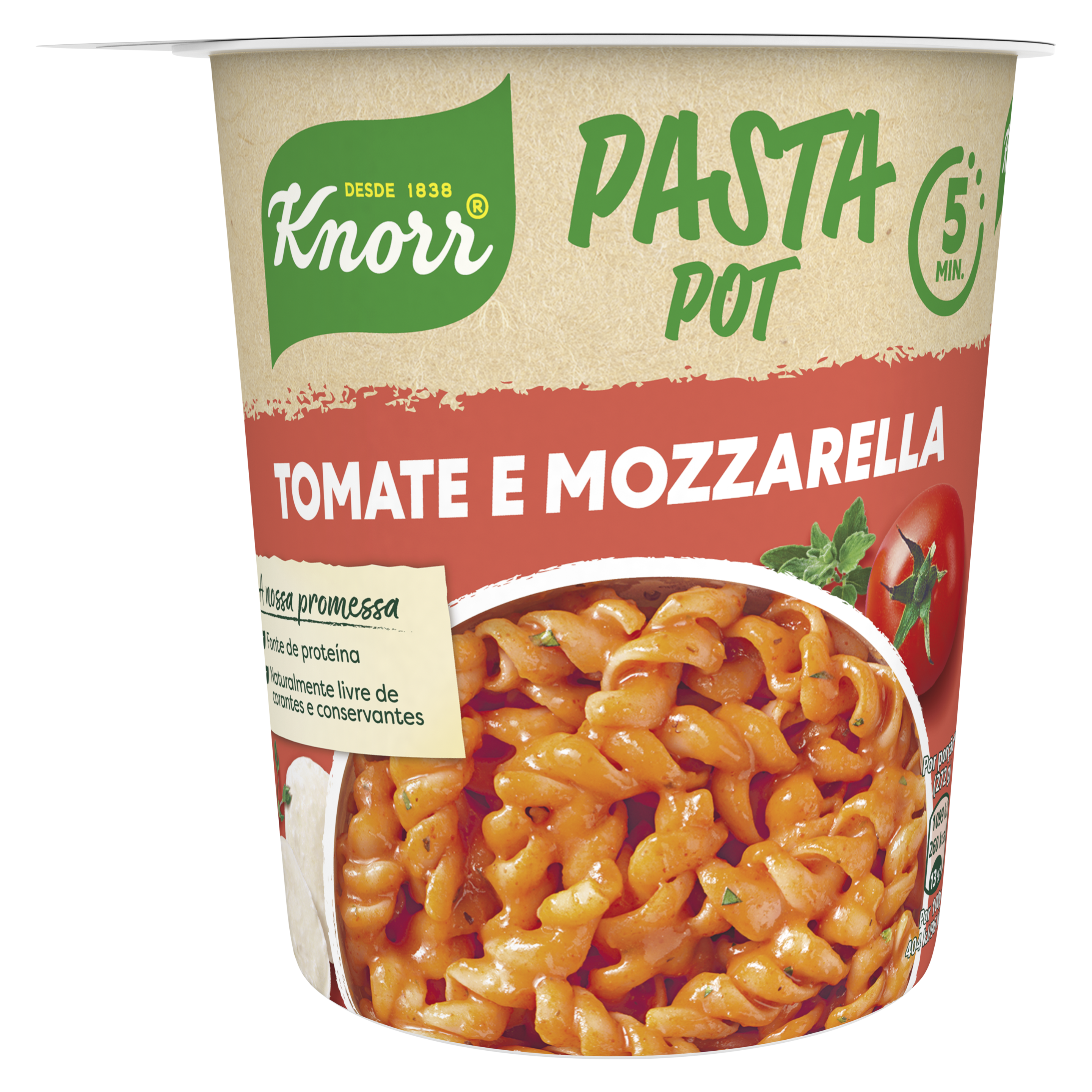 Pasta Pot Tomate e Mozzarella