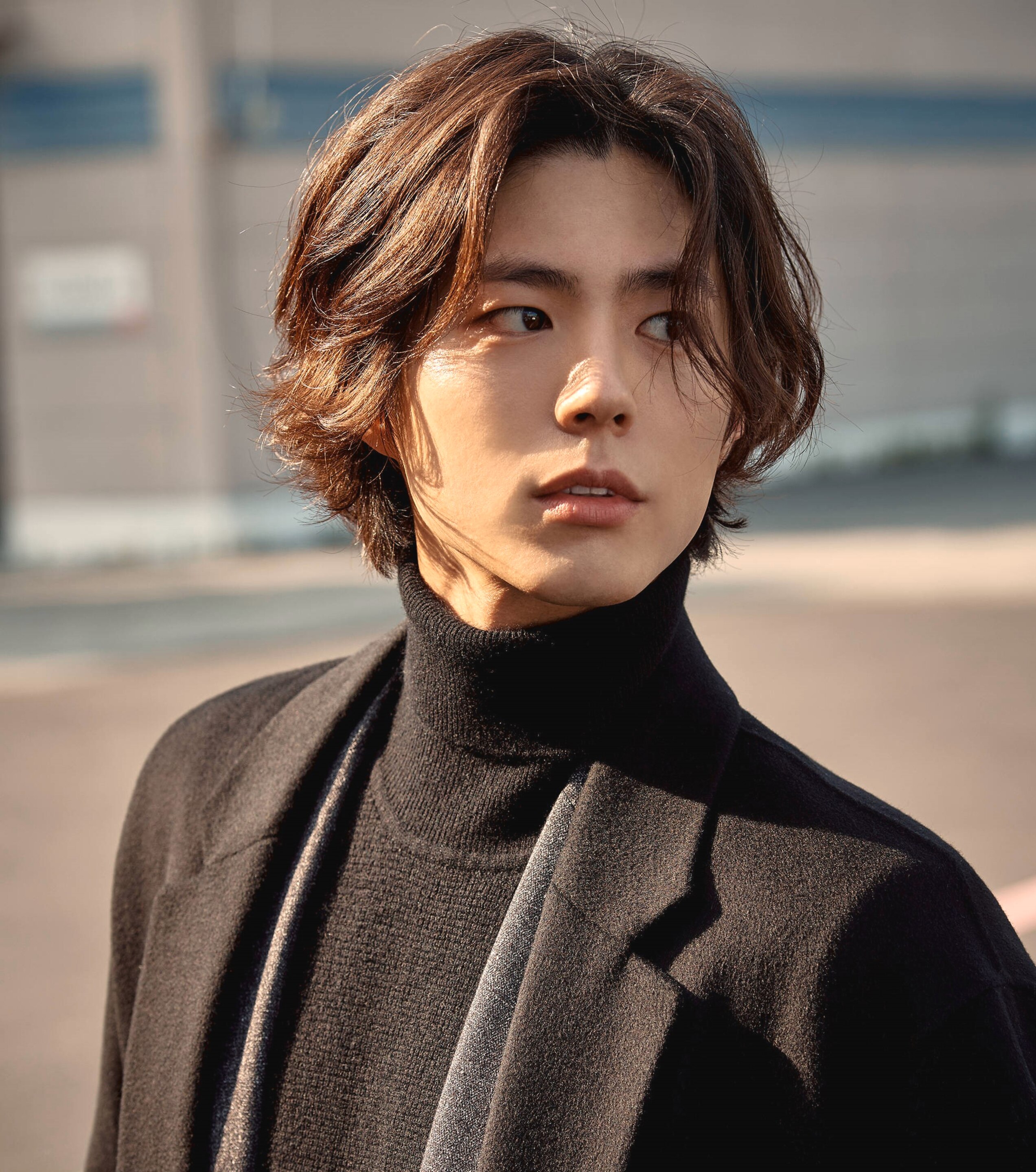 park bo gum dengan rambut medium