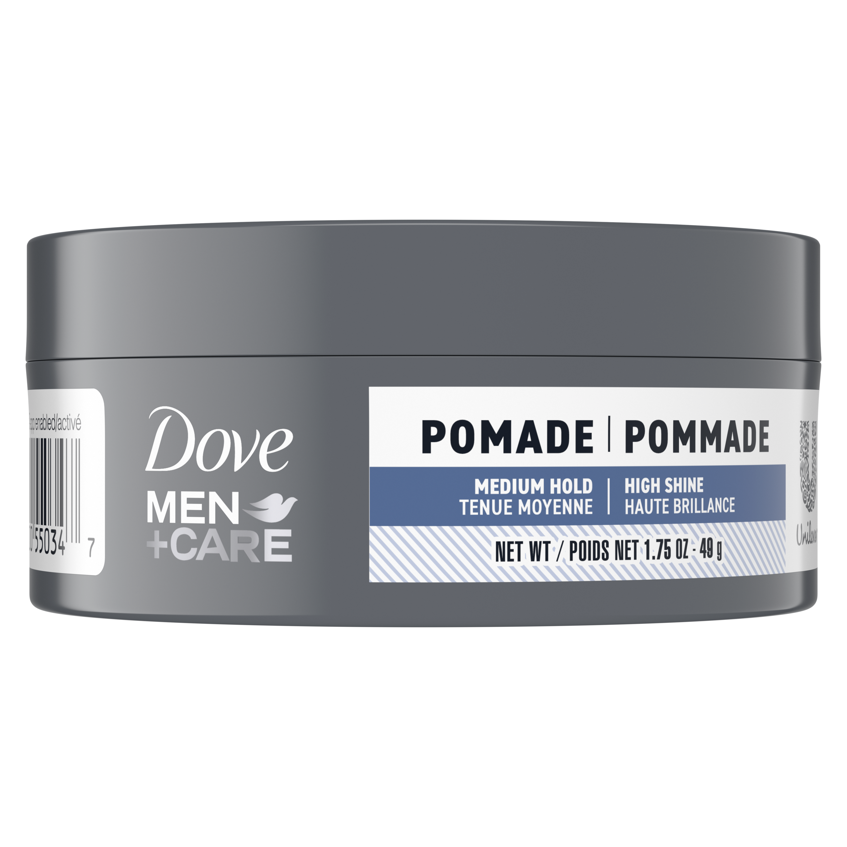 Dove Men+Care Medium Hold Polishing Pomade Front of Pack