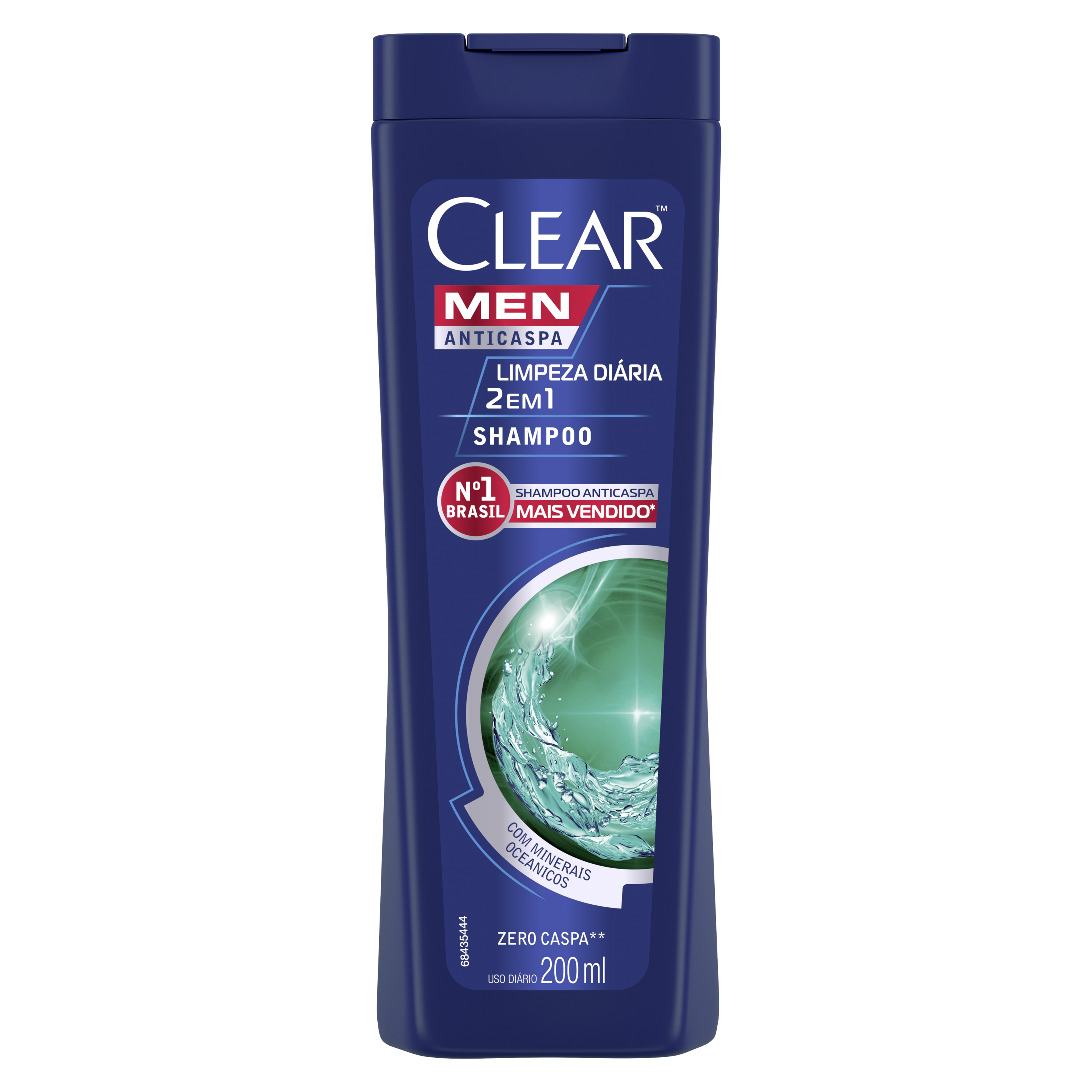imagem de frente embalagem Shampoo Limpeza diaria 200ml