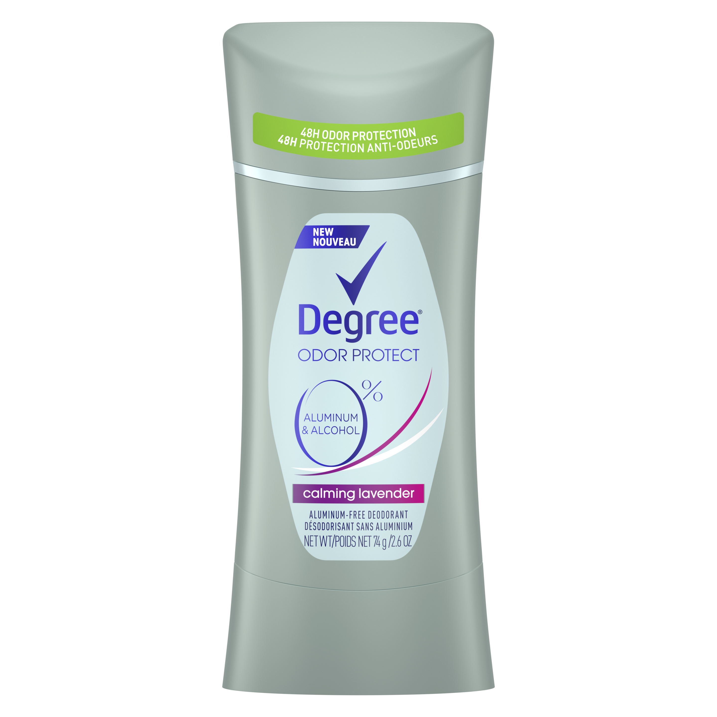 Désodorisant sans aluminium Degree® Women Calming Lavender Odour Protect 74 g