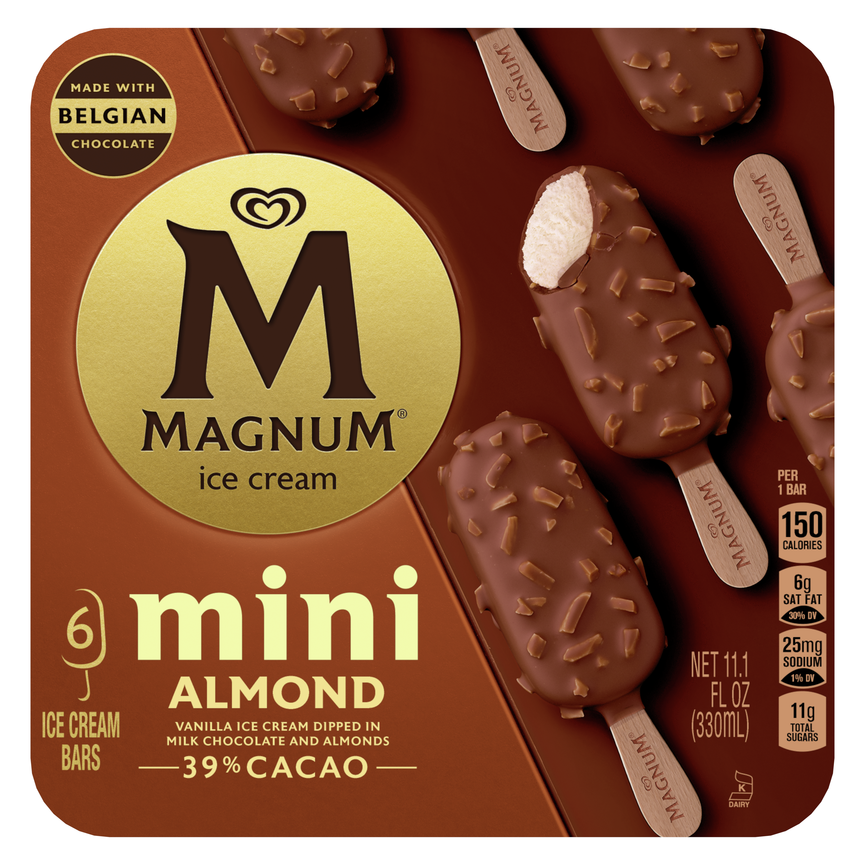 Mini Almond Ice Cream Bar